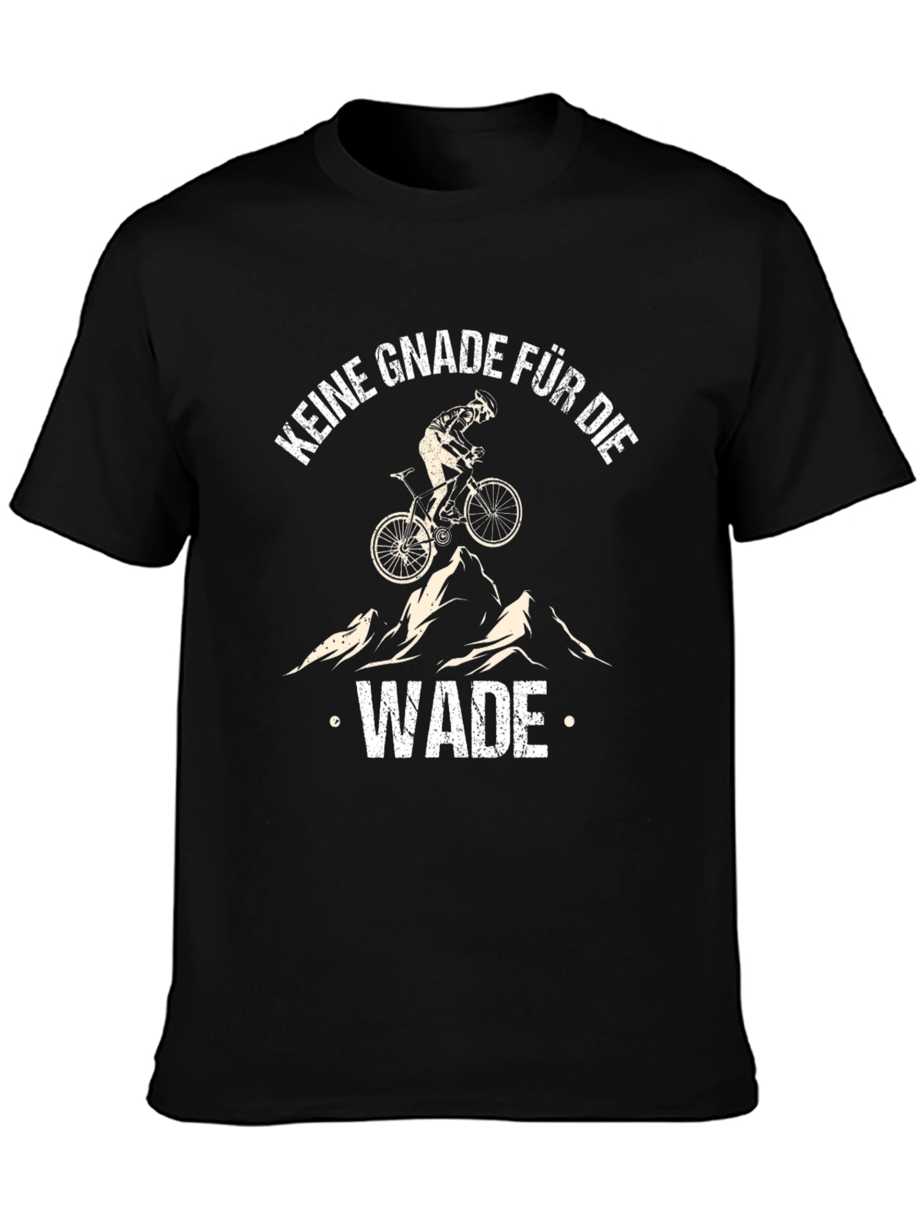 Keine Gnade Fur Die Wade Mountain Bike Graphic Tee