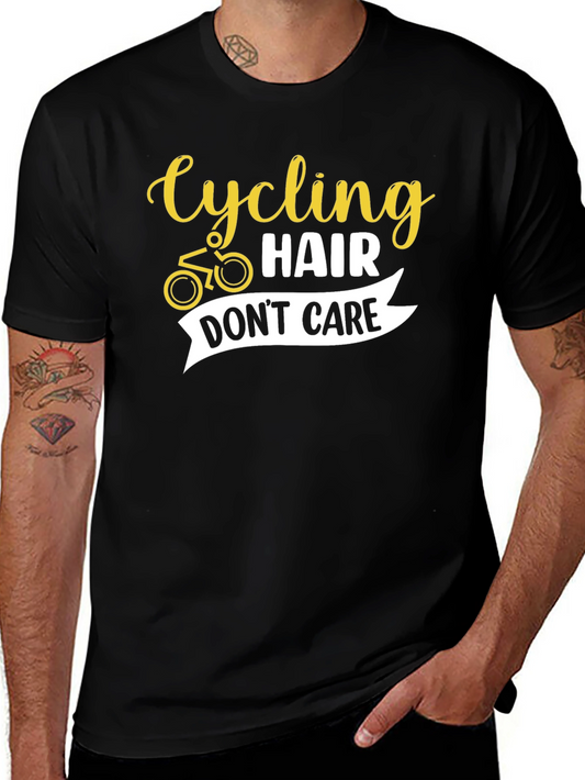 Cycling Hair Dont Care Graphic Tee