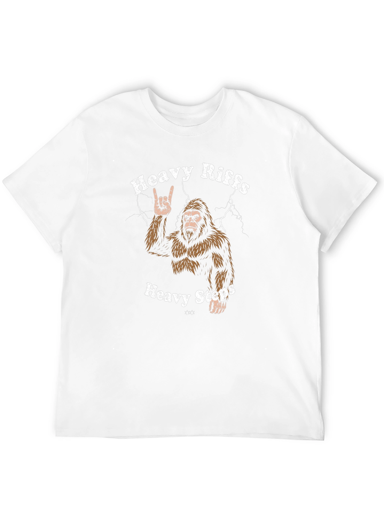 Heavy Riffs Heavy Steps Bigfoot Graphic Tee