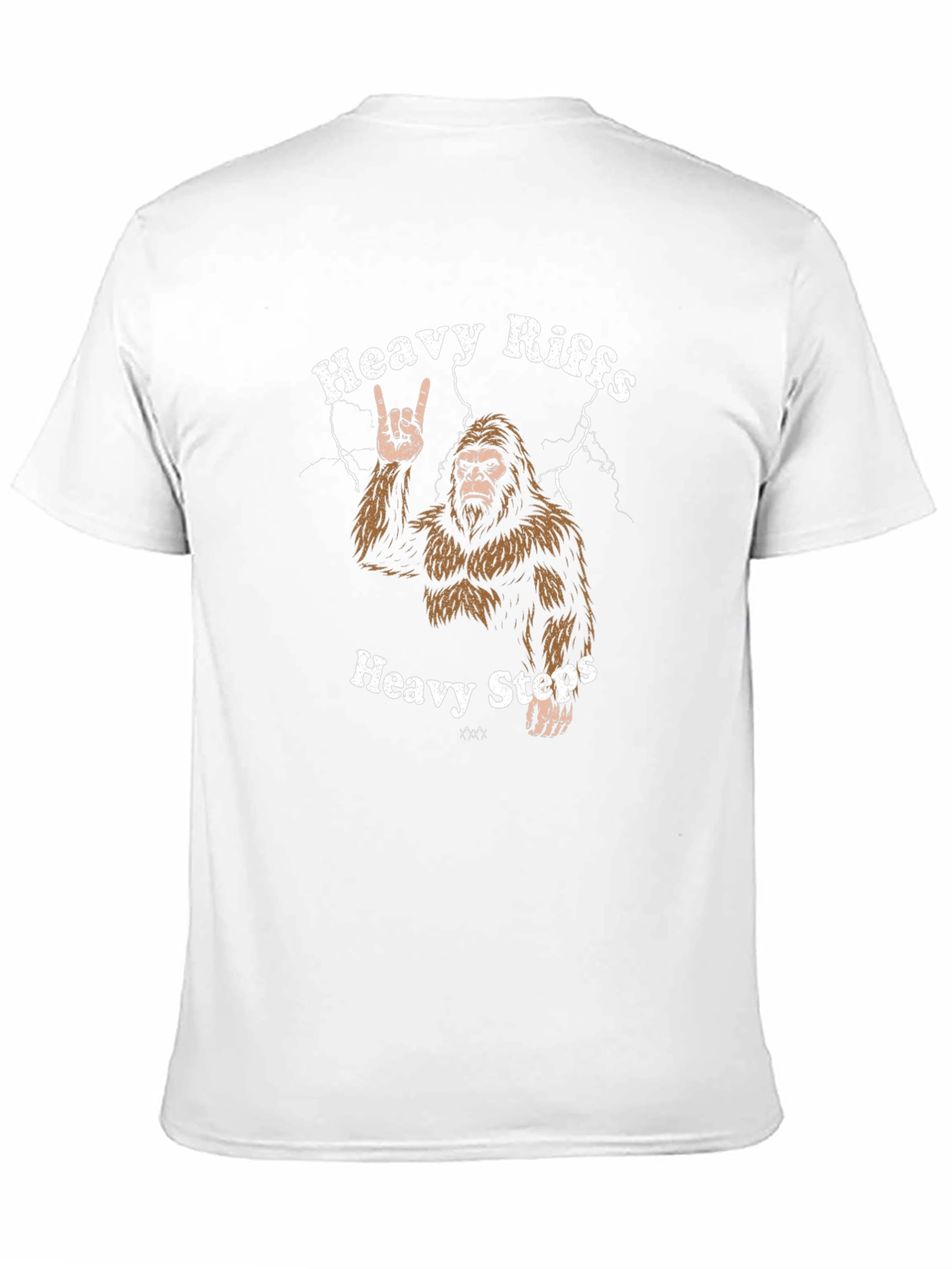 Heavy Riffs Heavy Steps Bigfoot Graphic Tee