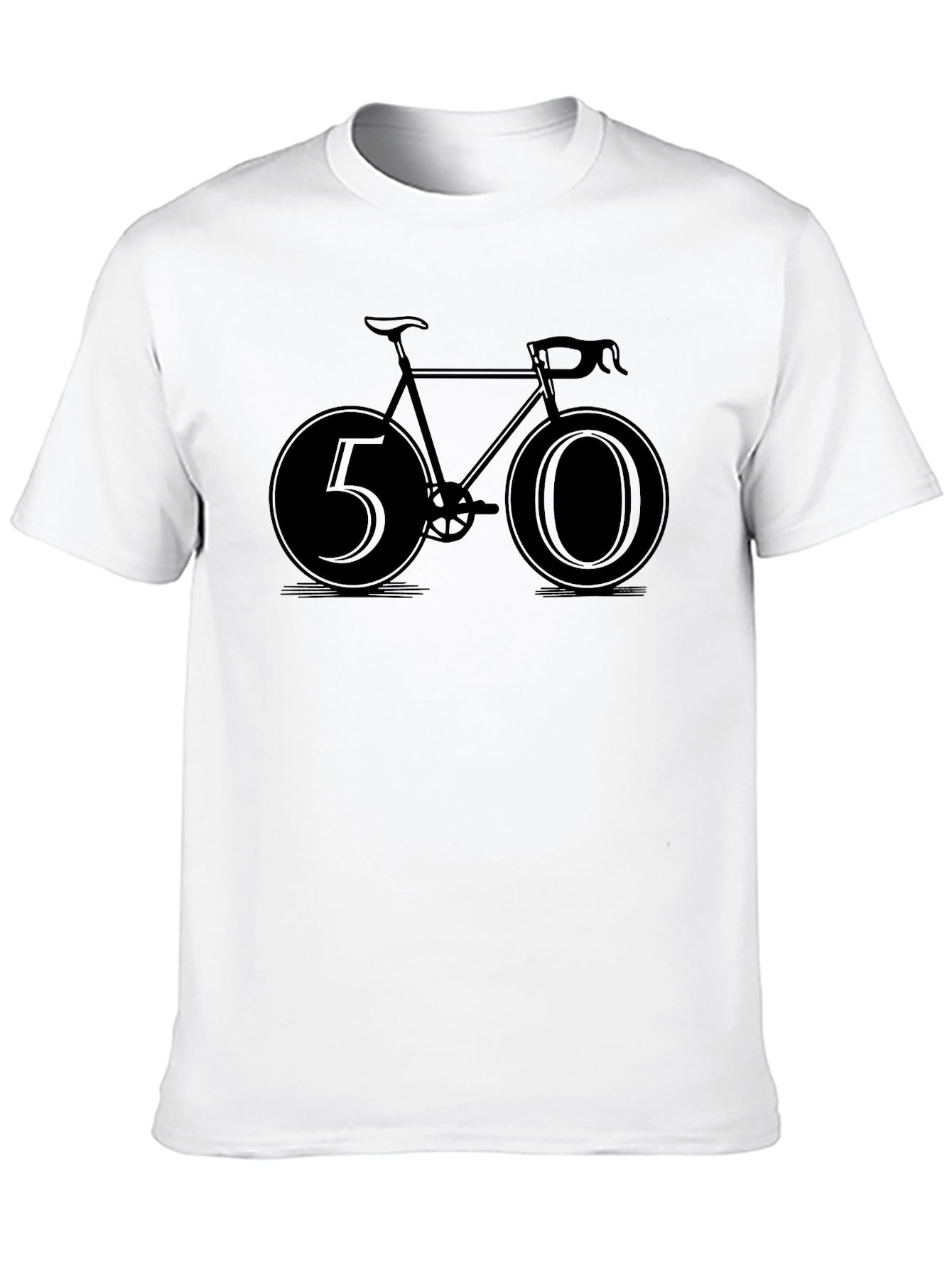 Cycling 50 Tee - Cool Bike Graphic T-Shirt