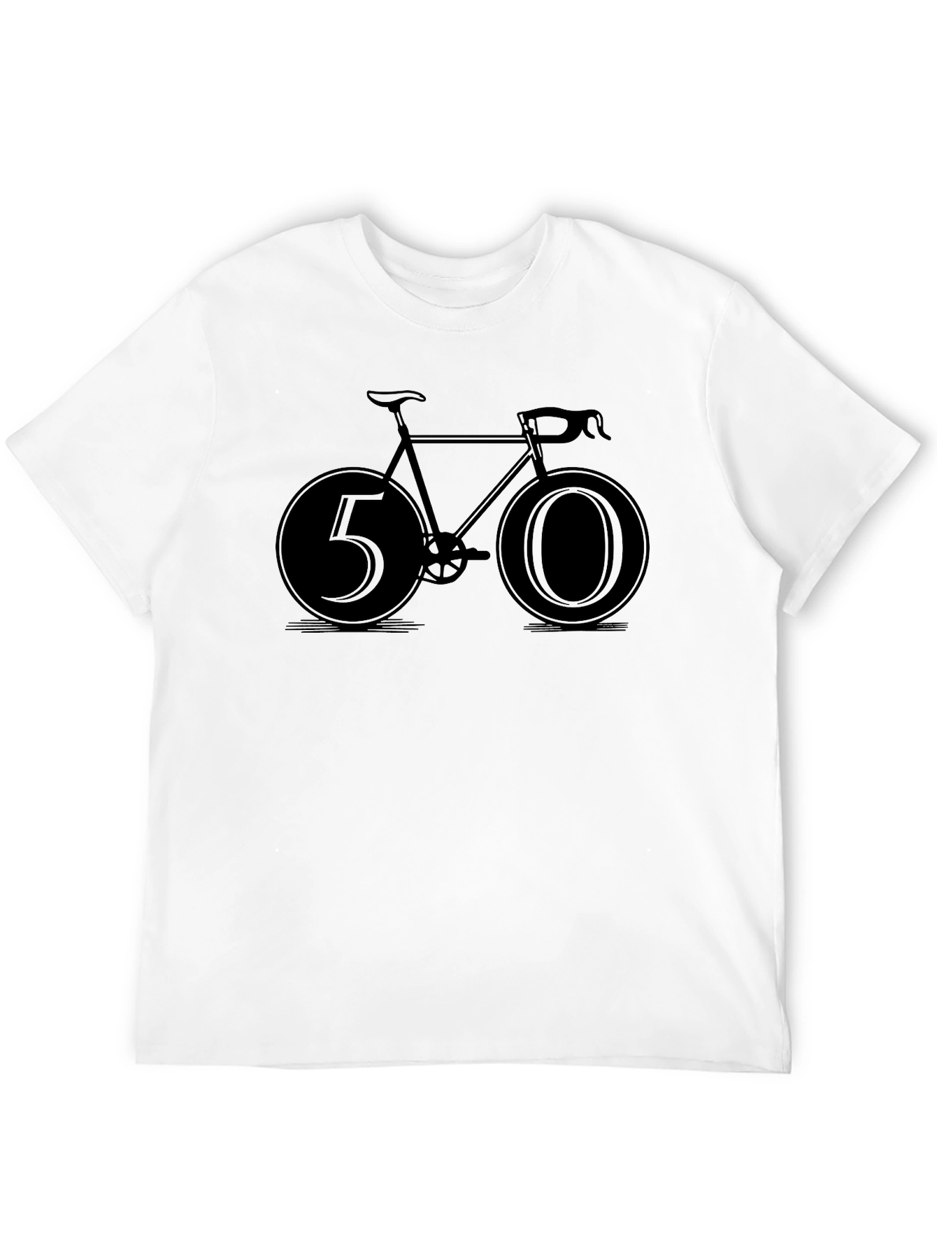 Cycling 50 Tee - Cool Bike Graphic T-Shirt