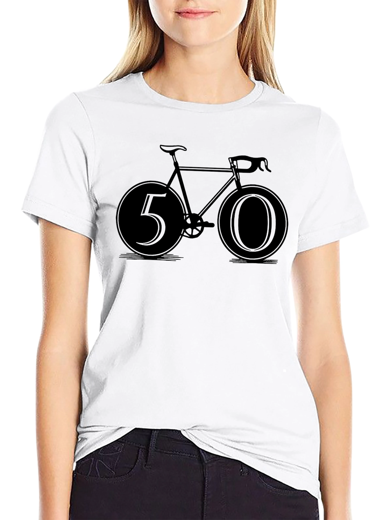 Cycling 50 Tee - Cool Bike Graphic T-Shirt