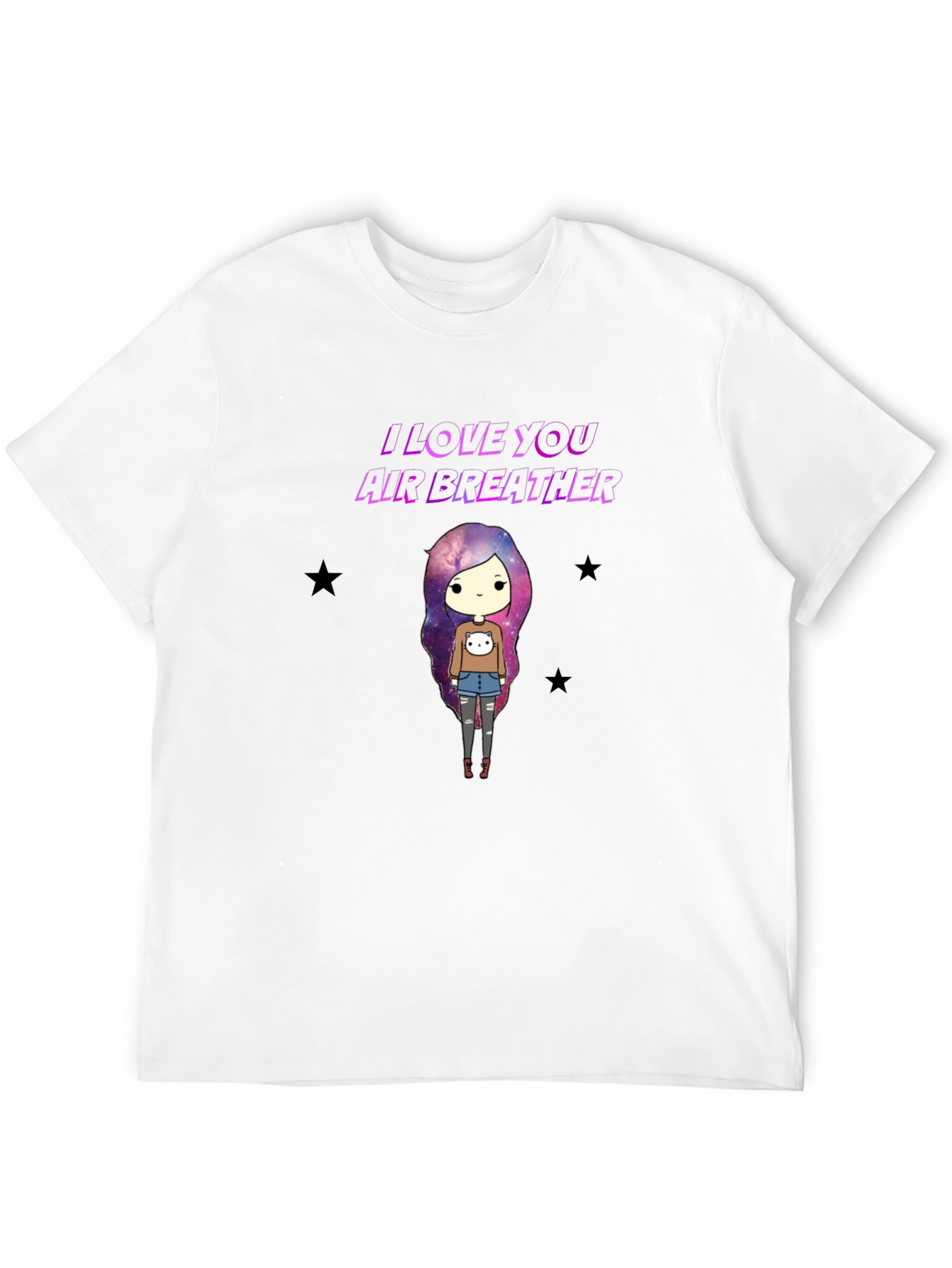 I Love You Air Breather Graphic T-Shirt