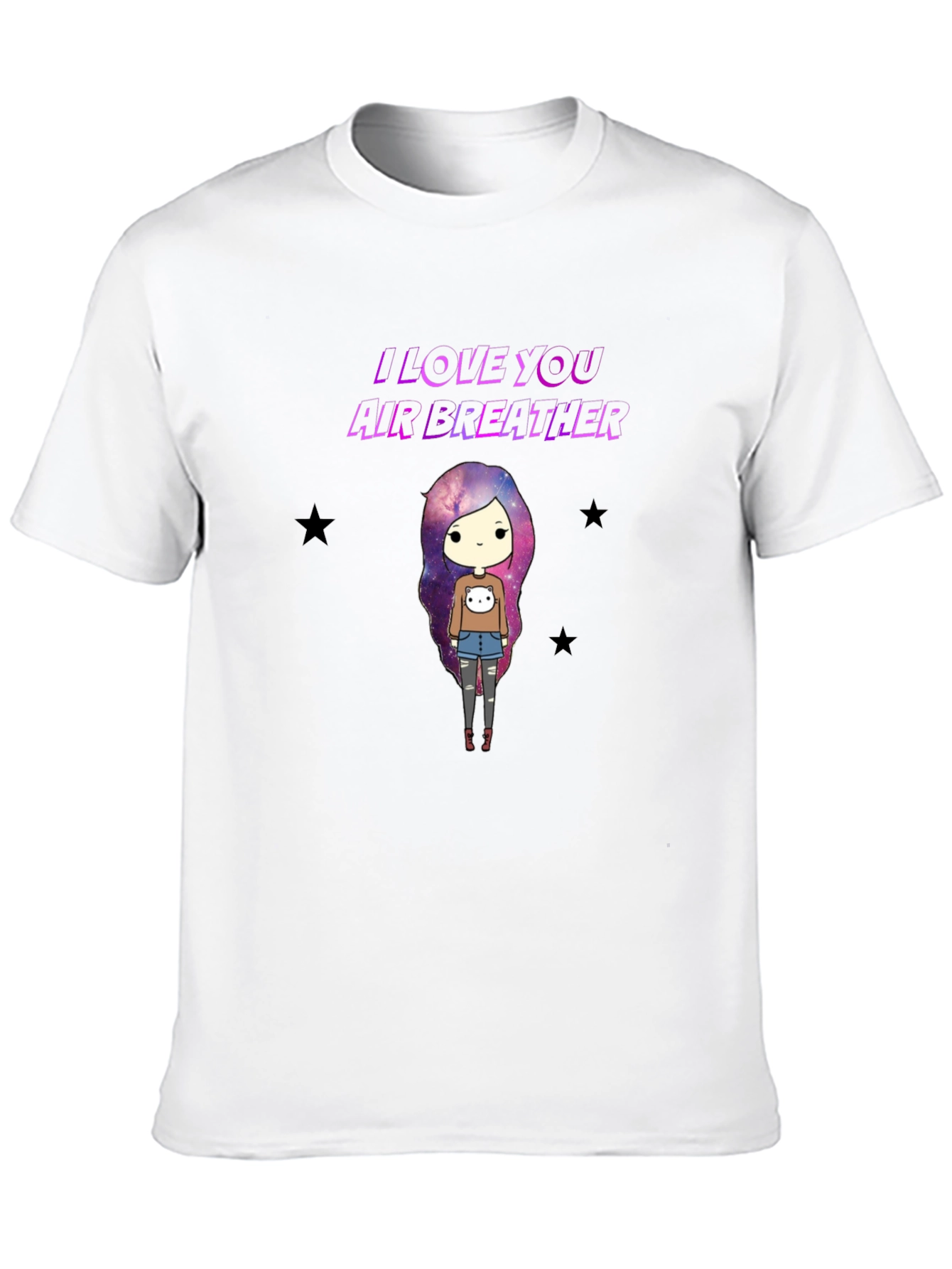 I Love You Air Breather Graphic T-Shirt