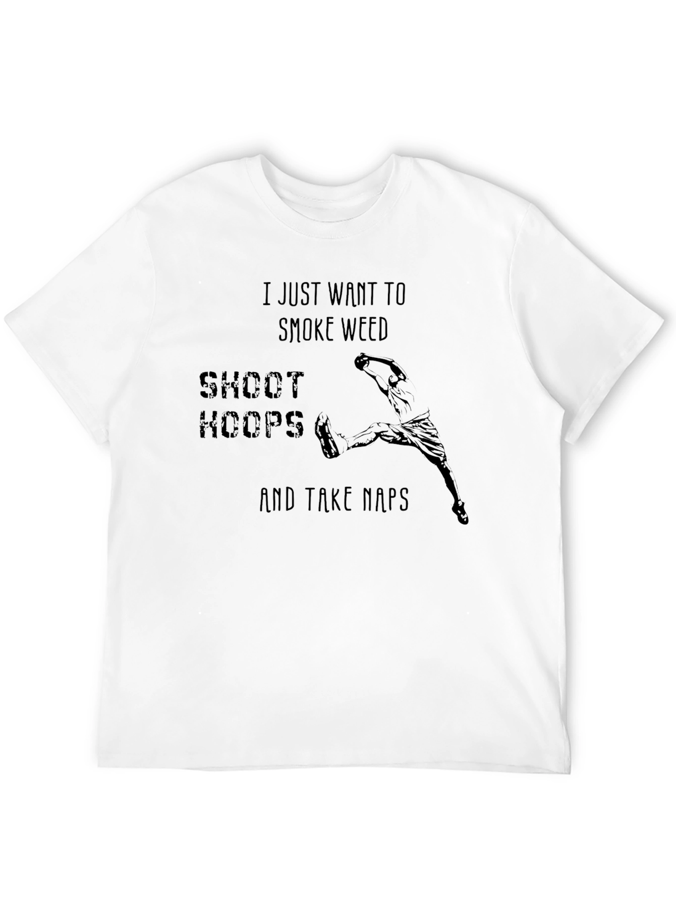 Smoke Weed Shoot Hoops Graphic Tee