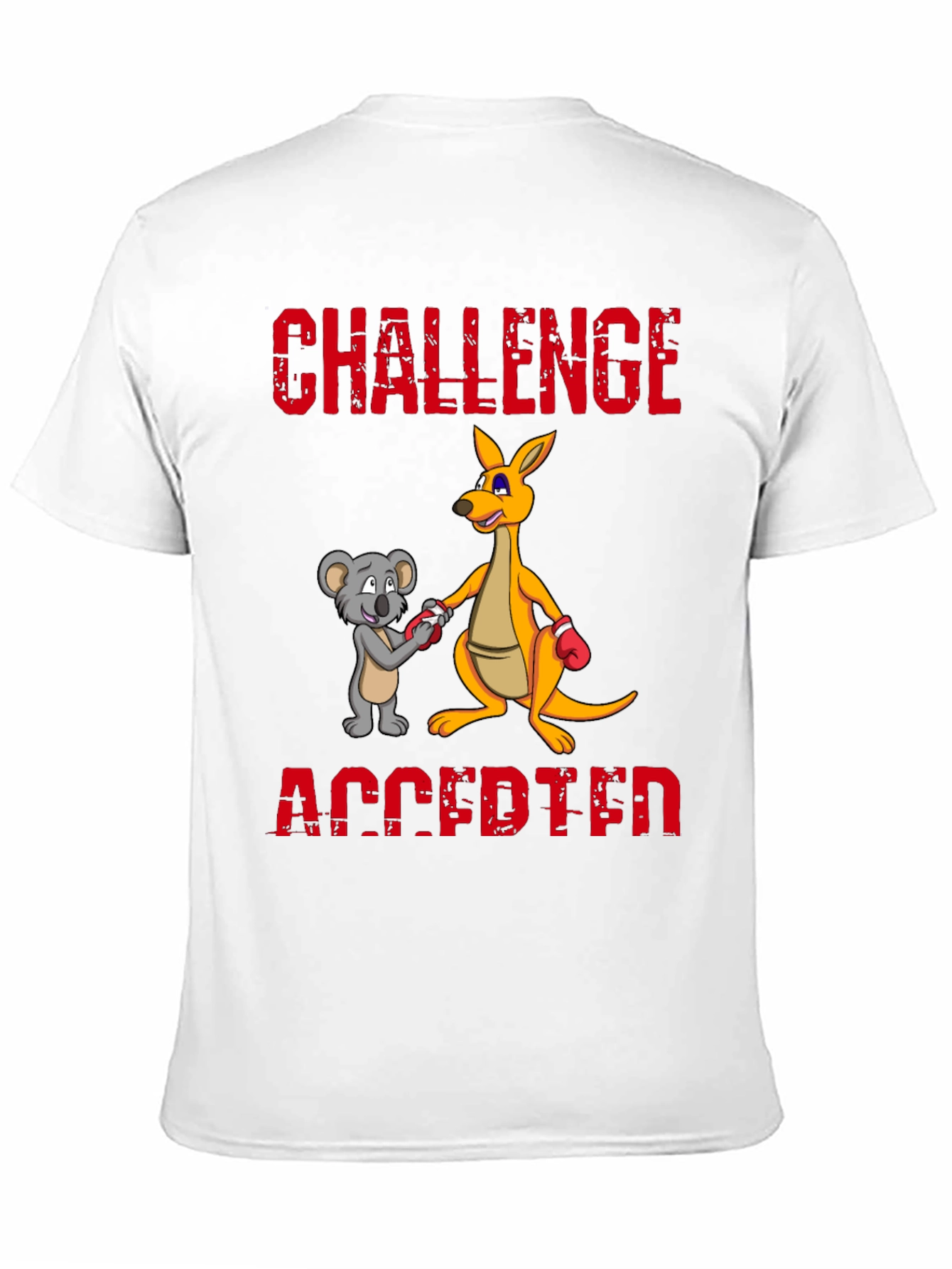 Challenge Accepted T-Shirt Kangaroo vs Koala Boxing