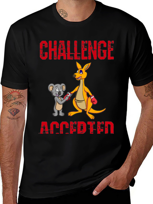 Challenge Accepted T-Shirt Kangaroo vs Koala Boxing