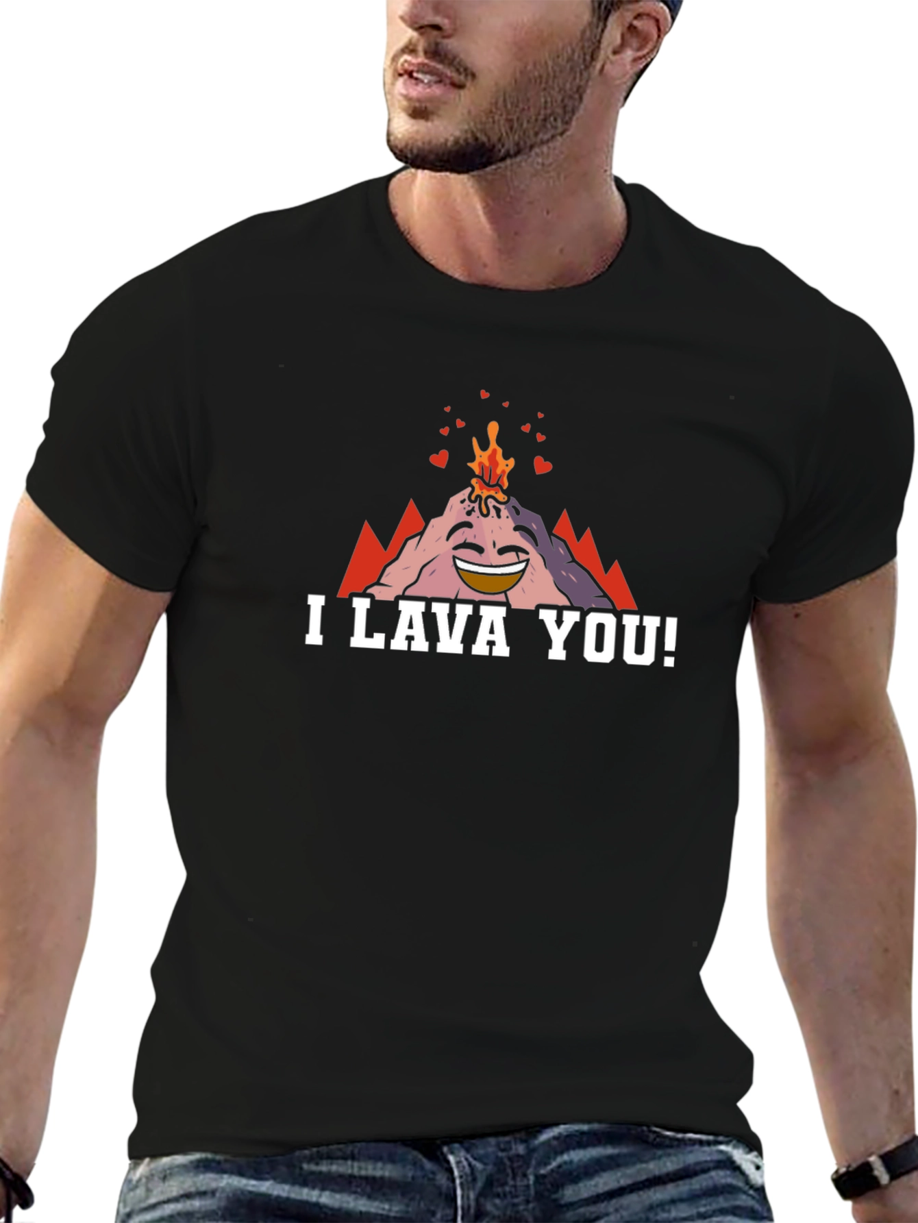I Lava You Graphic Tee - Volcano Pun Shirt