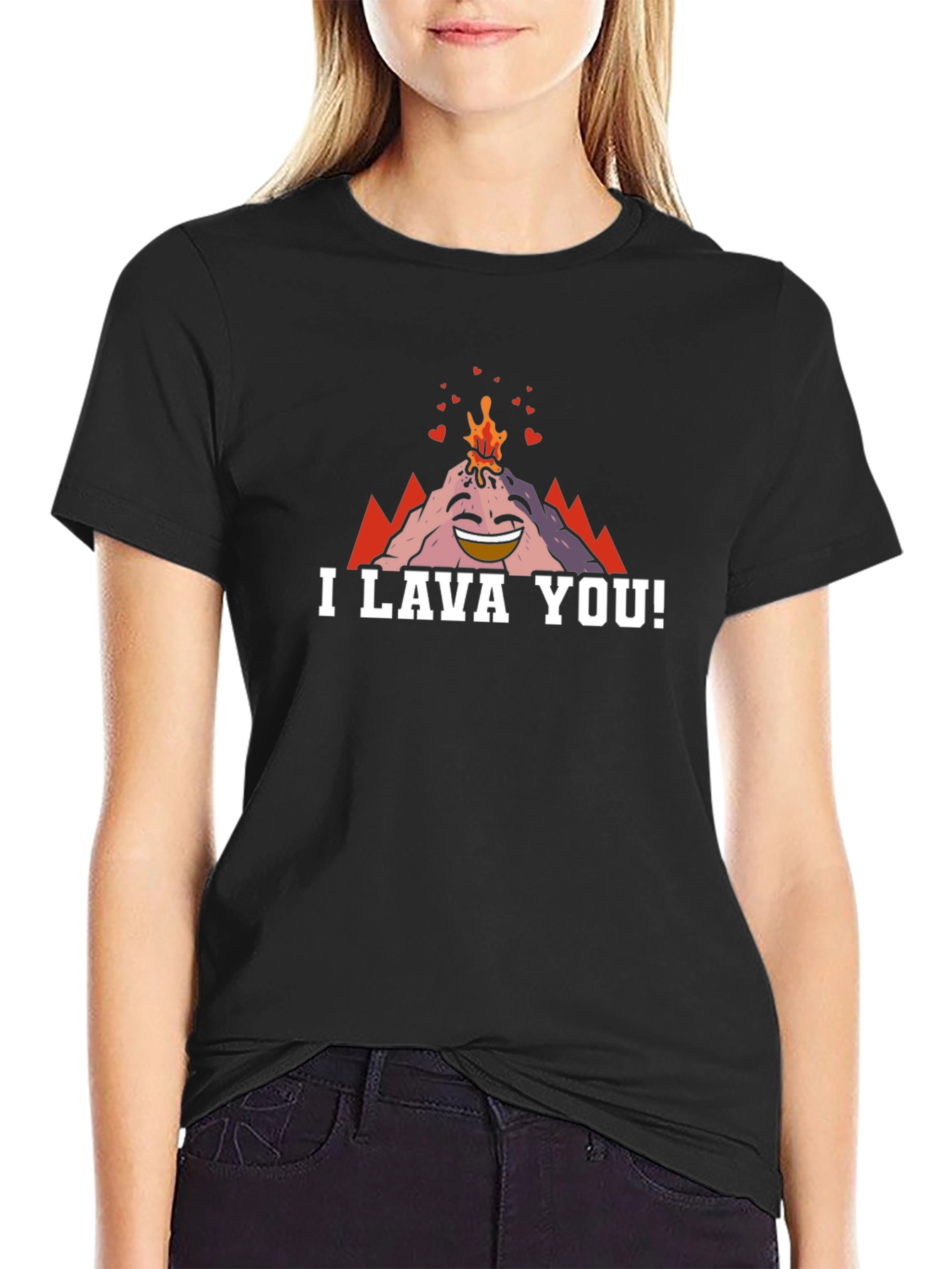 I Lava You Graphic Tee - Volcano Pun Shirt