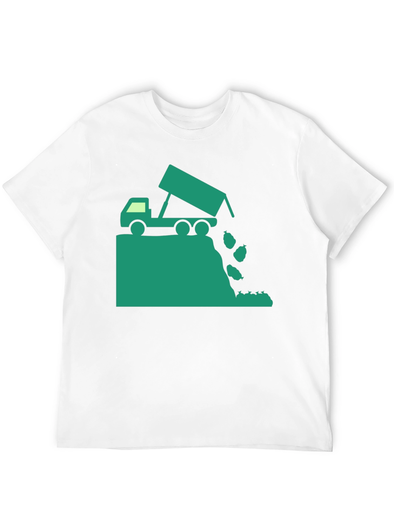 Dump Truck Graphic Tee - Black Short Sleeve