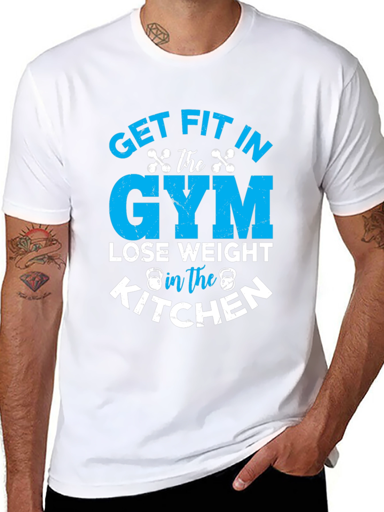 Get Fit Gym & Kitchen Graphic Tee