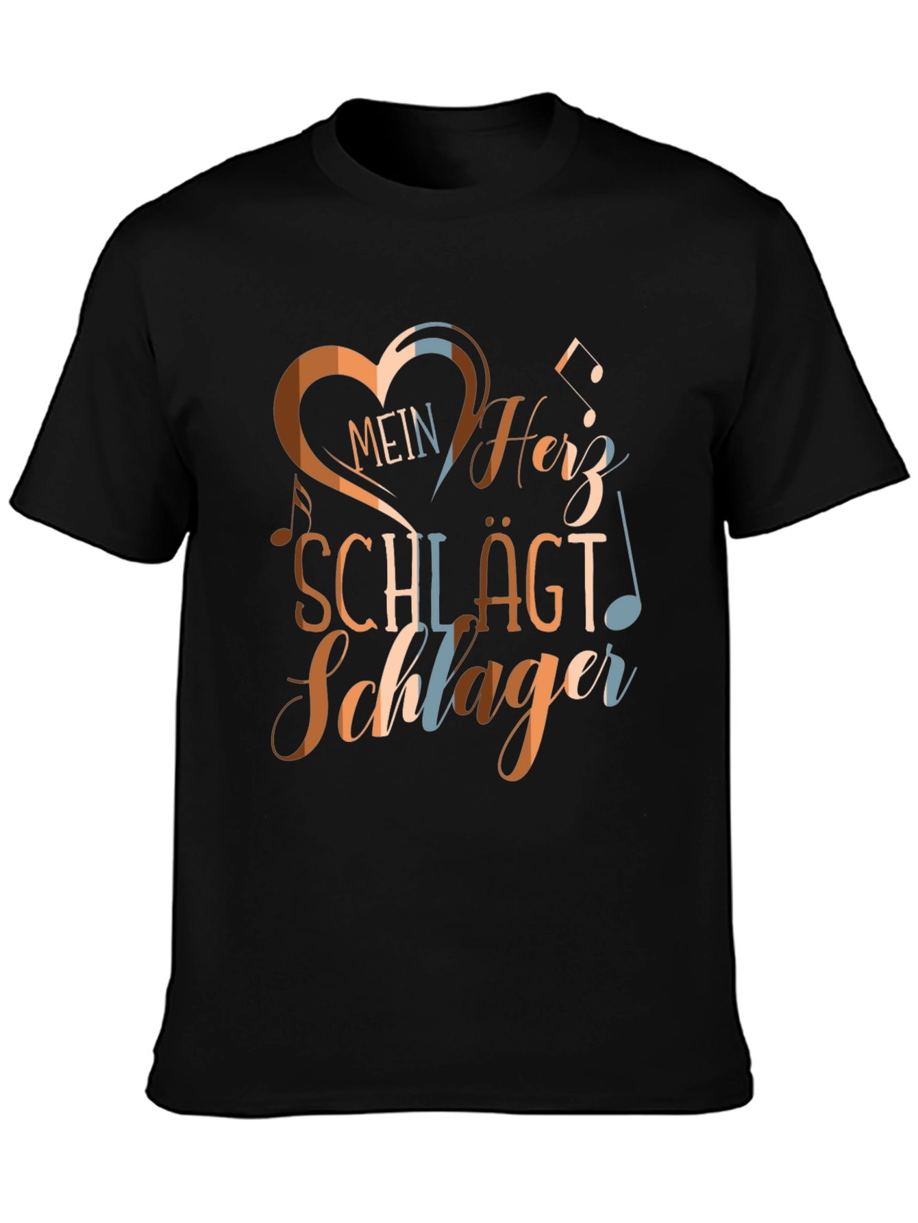 Mein Herz Schlager T-Shirt - Music Lover Tee