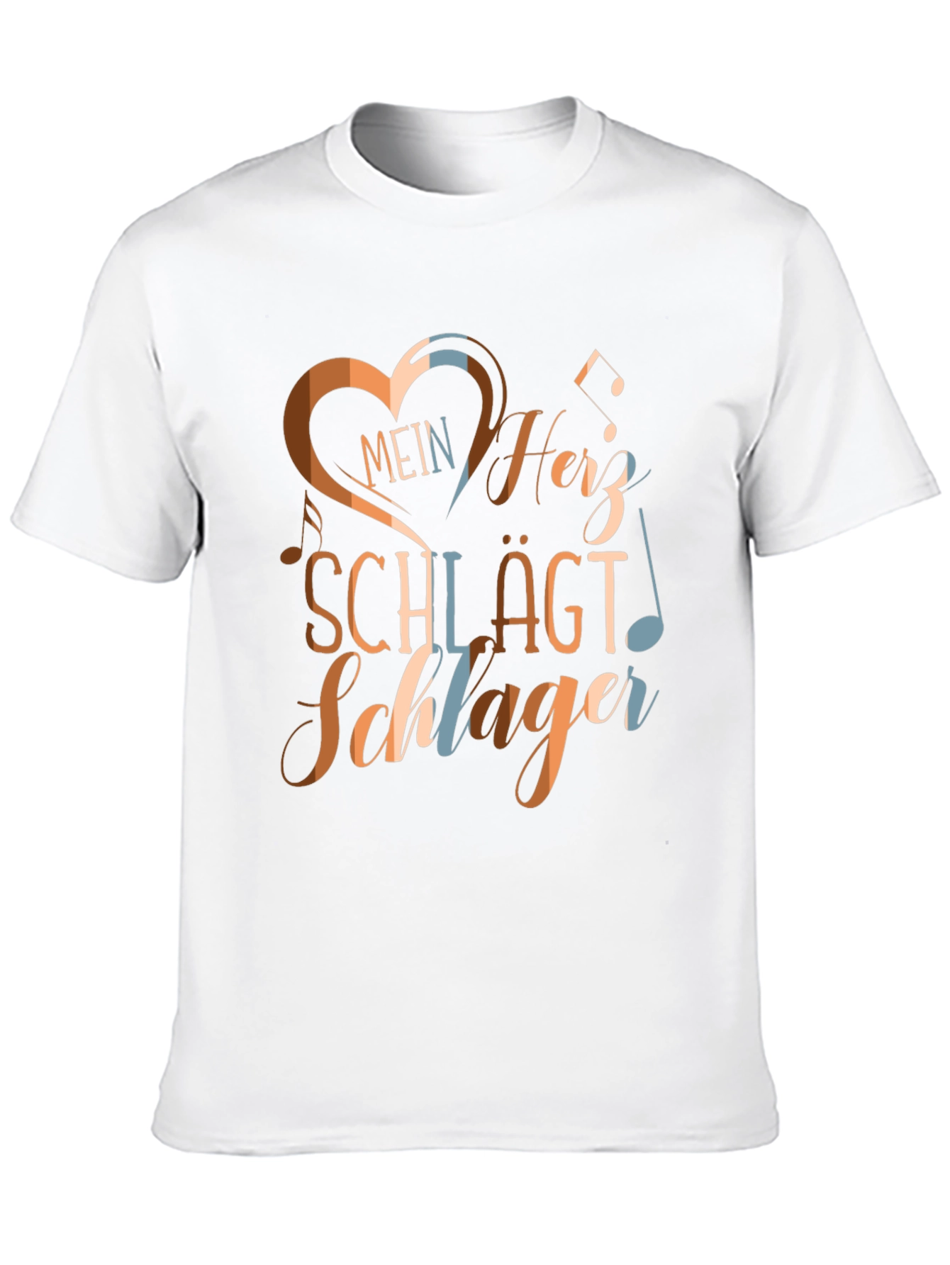 Mein Herz Schlager T-Shirt - Music Lover Tee