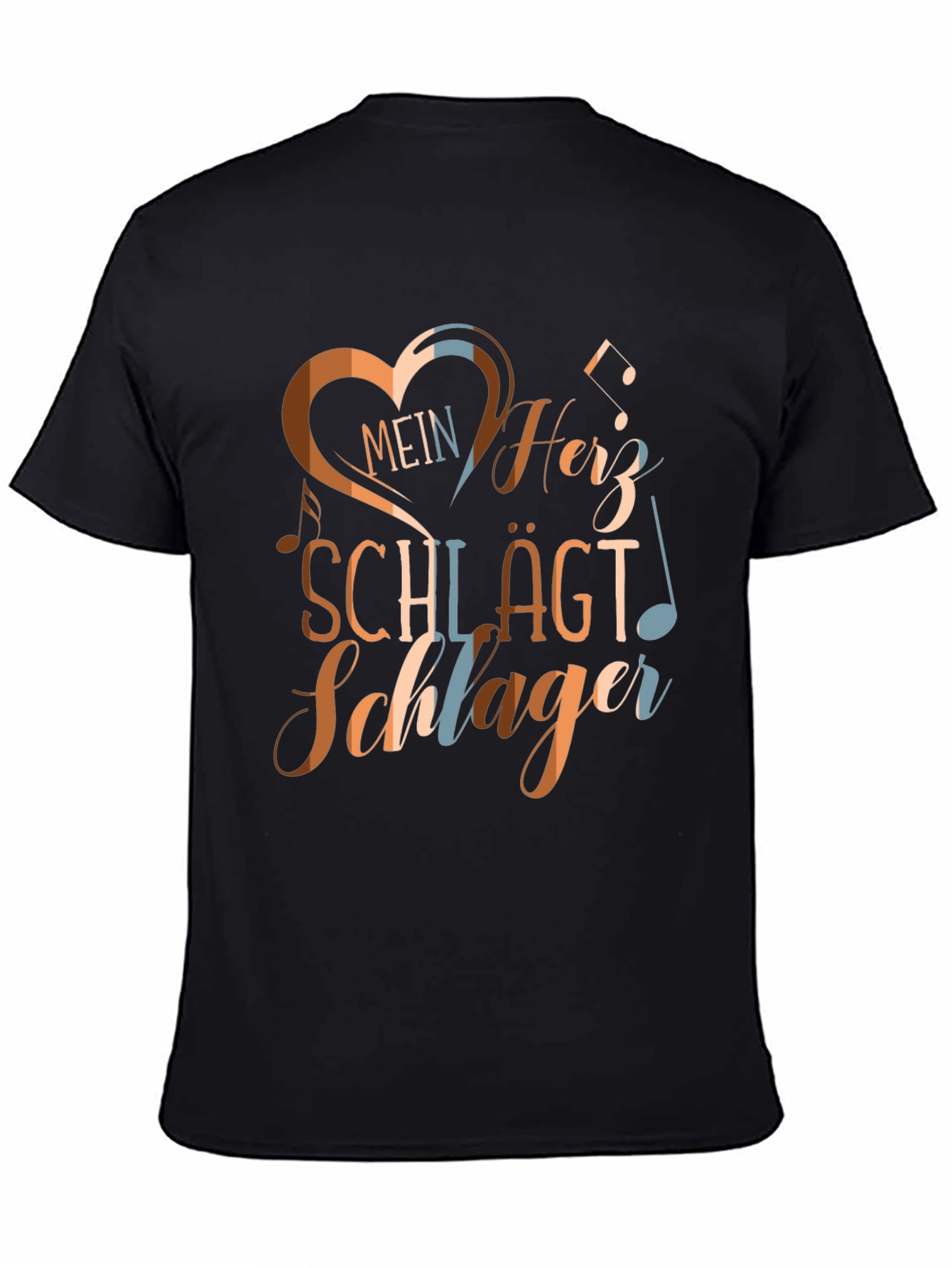 Mein Herz Schlager T-Shirt - Music Lover Tee