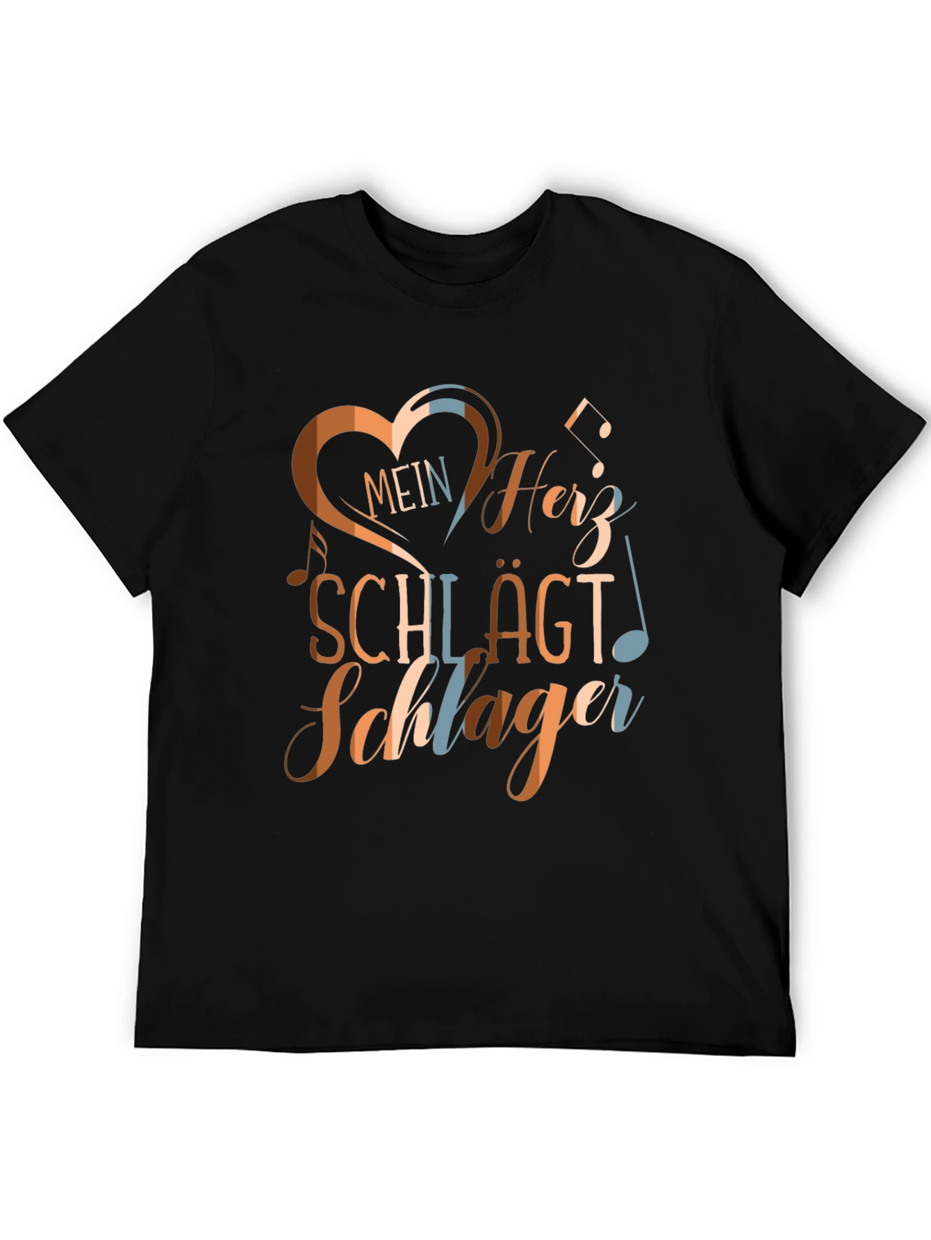 Mein Herz Schlager T-Shirt - Music Lover Tee