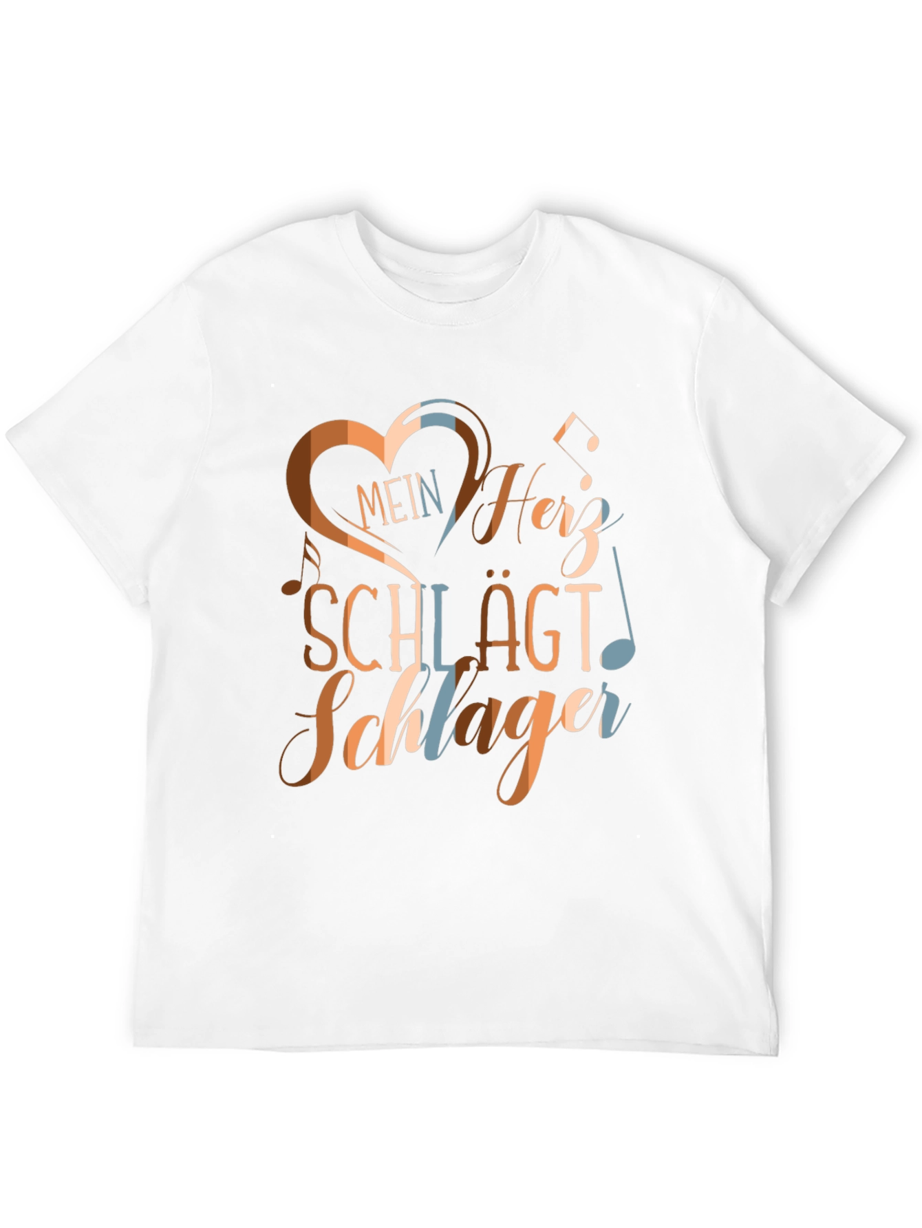 Mein Herz Schlager T-Shirt - Music Lover Tee