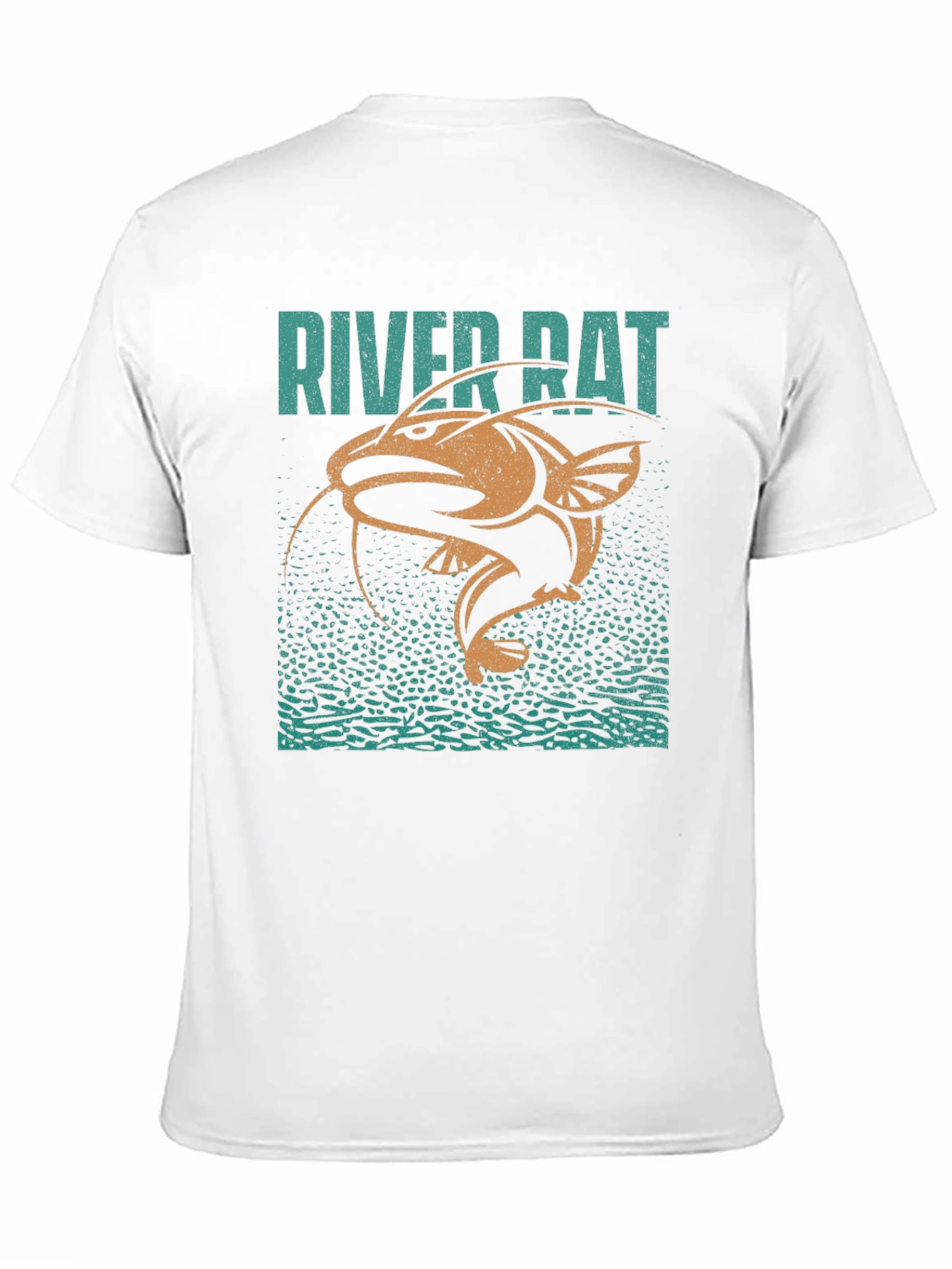 River Rat Graphic Tee - Angler Design