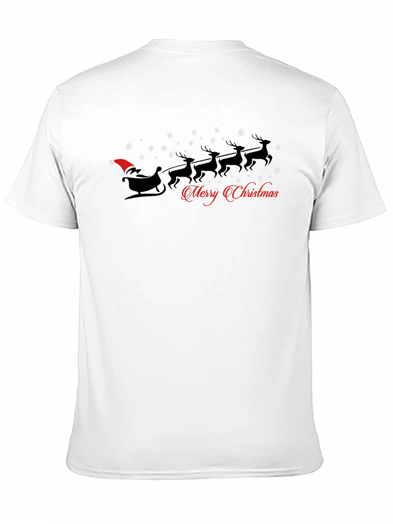 Christmas Sleigh Graphic T-Shirt