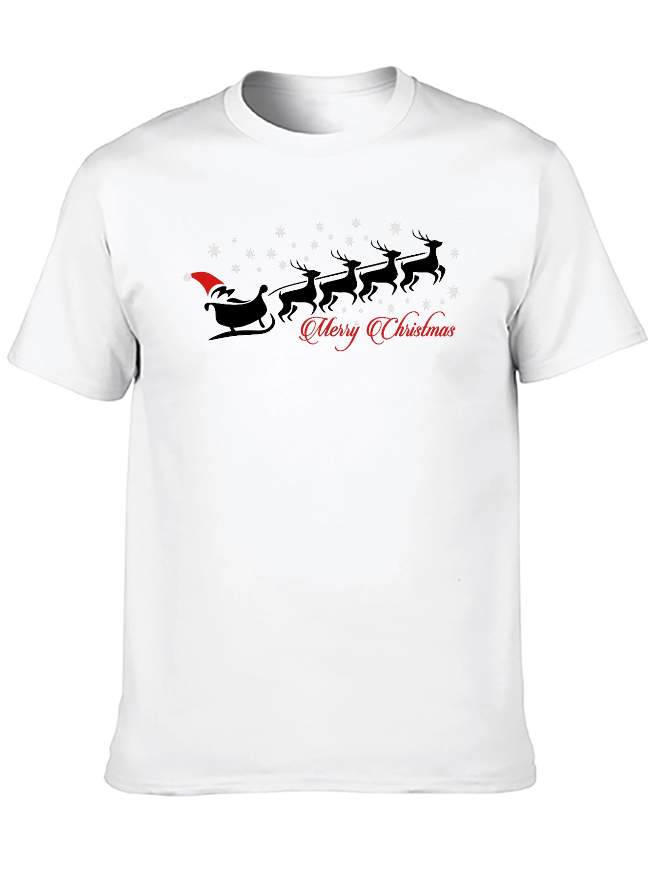 Christmas Sleigh Graphic T-Shirt
