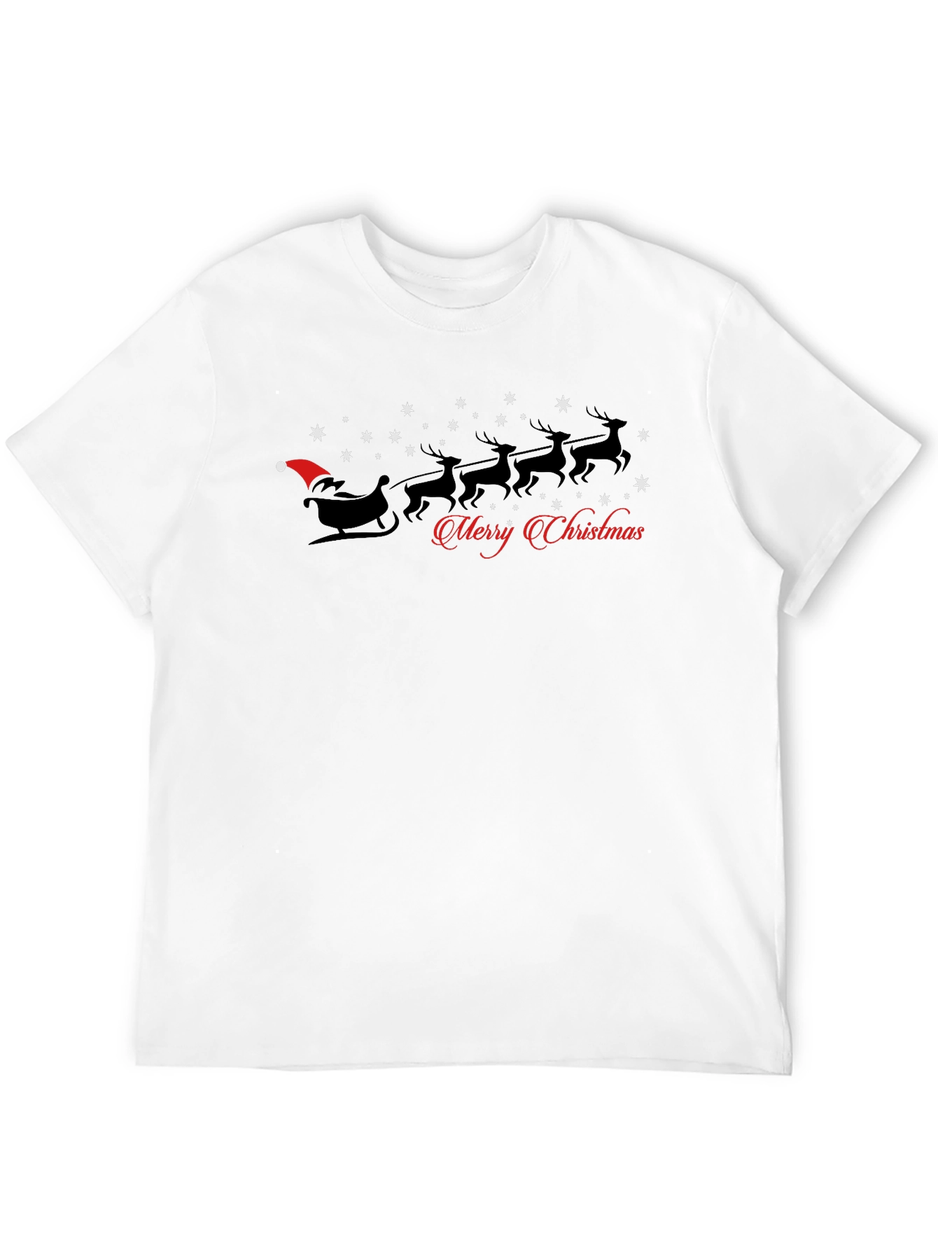 Christmas Sleigh Graphic T-Shirt