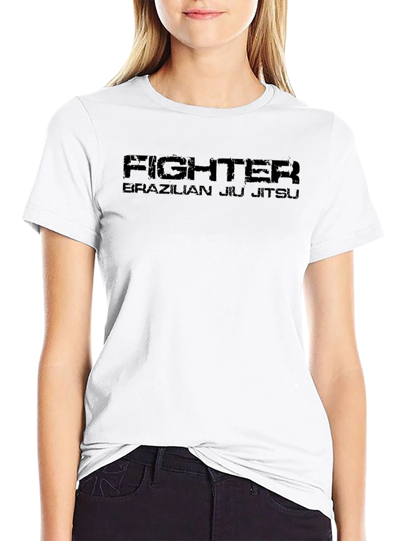 Fighter Brazilian Jiu Jitsu Black T-Shirt