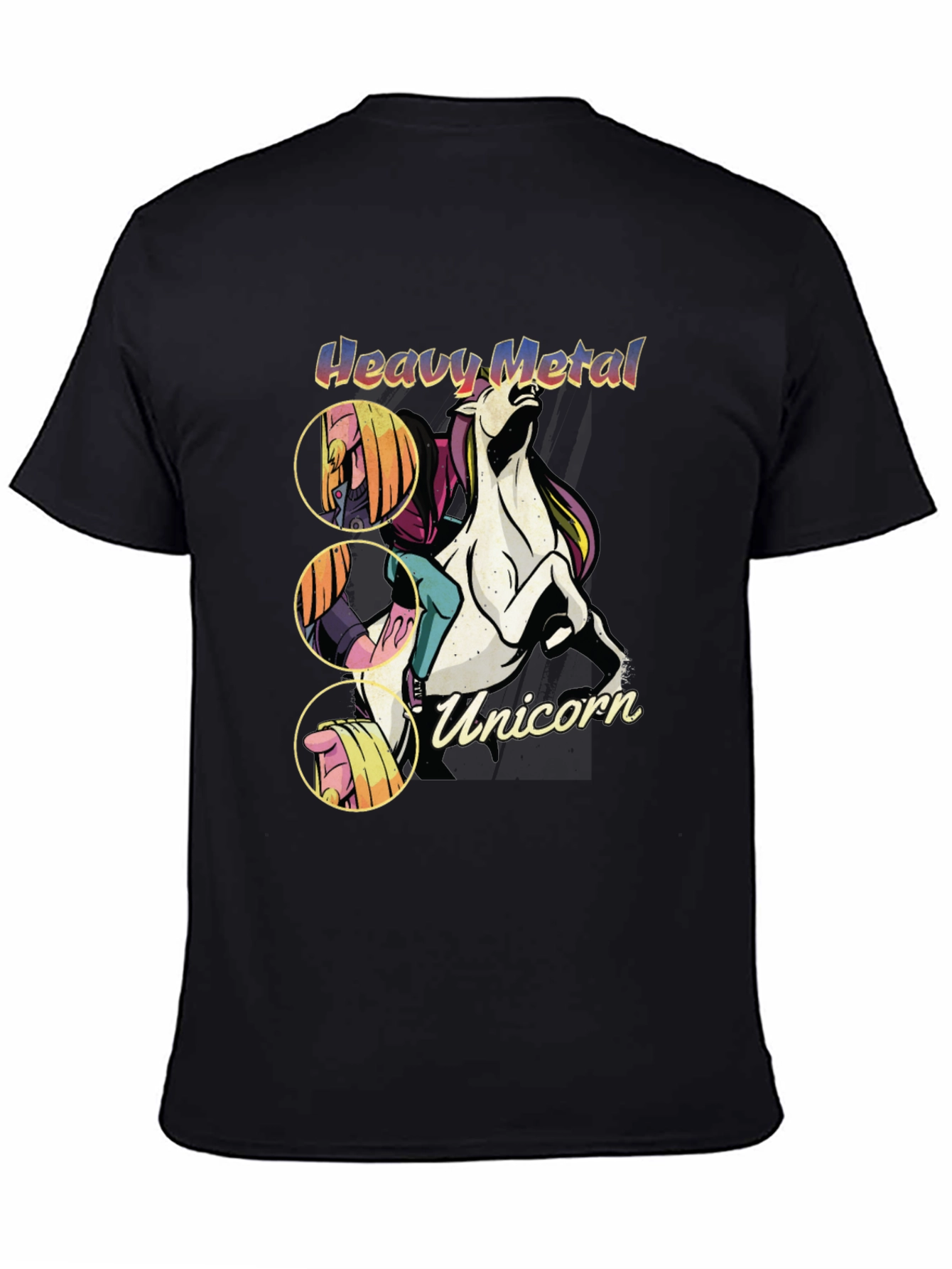 Heavy Metal Unicorn Graphic Tee