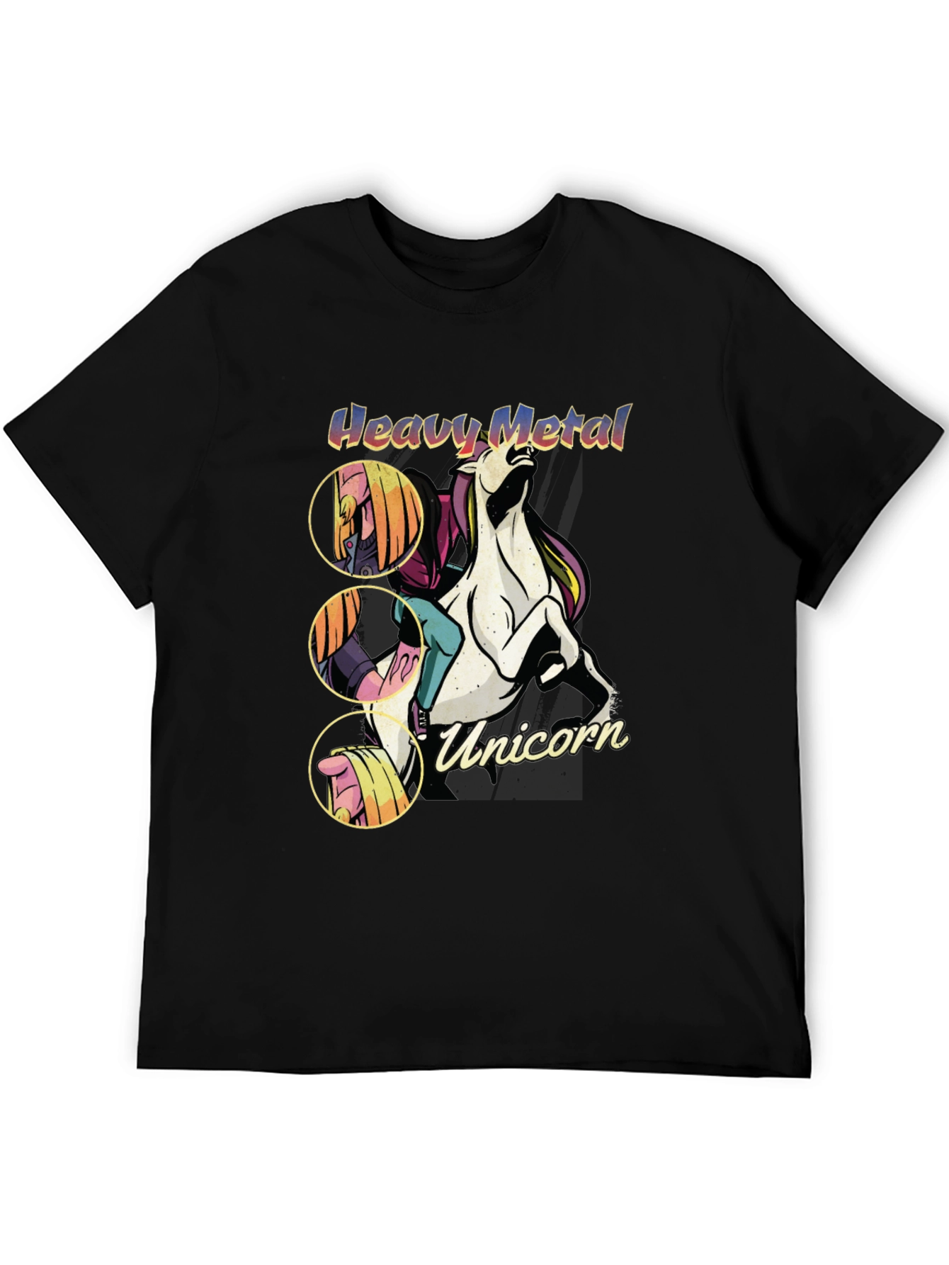 Heavy Metal Unicorn Graphic Tee
