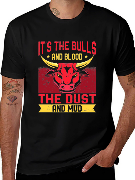 Bulls Blood Dust Mud Graphic T-Shirt