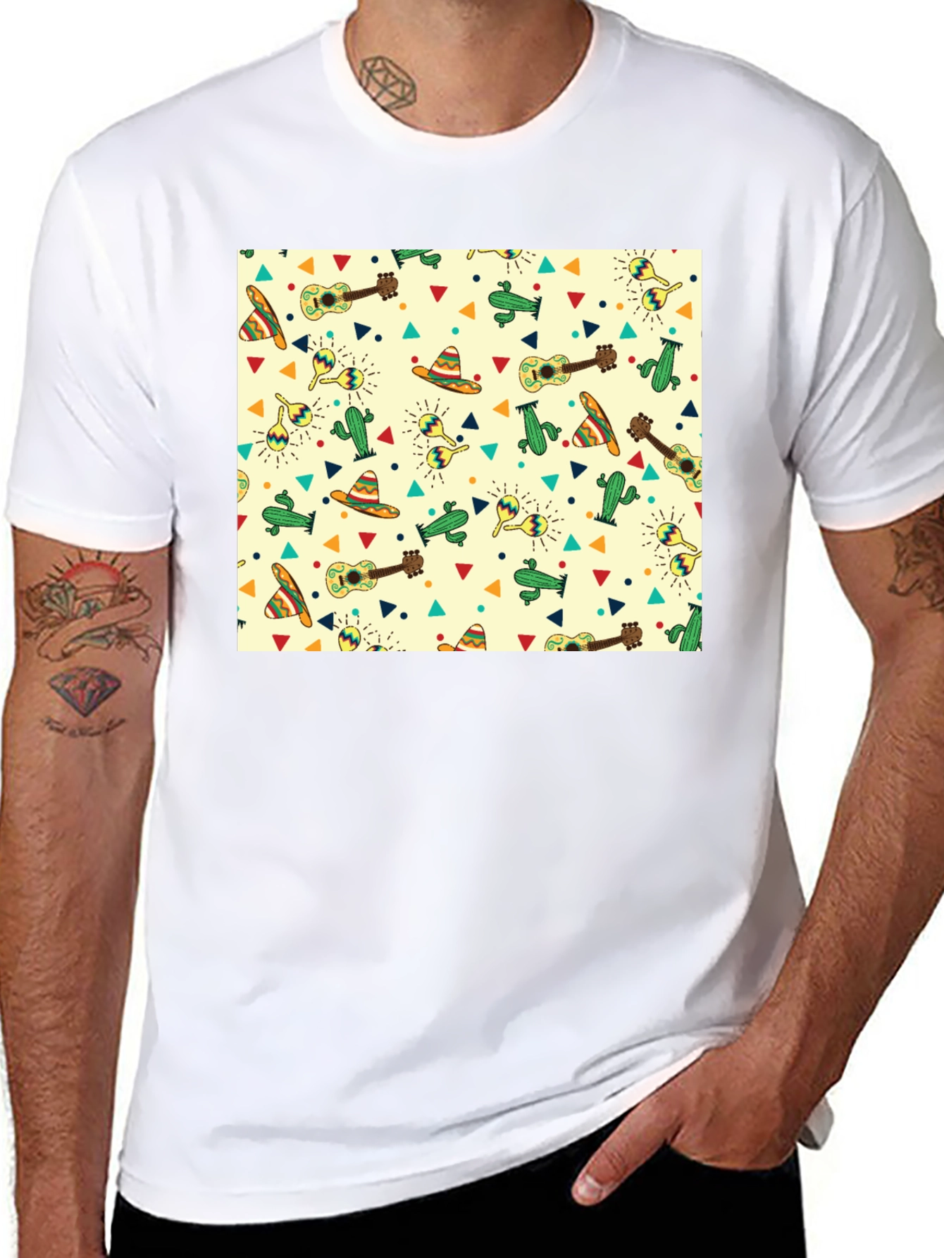 Fiesta Pattern T-Shirt