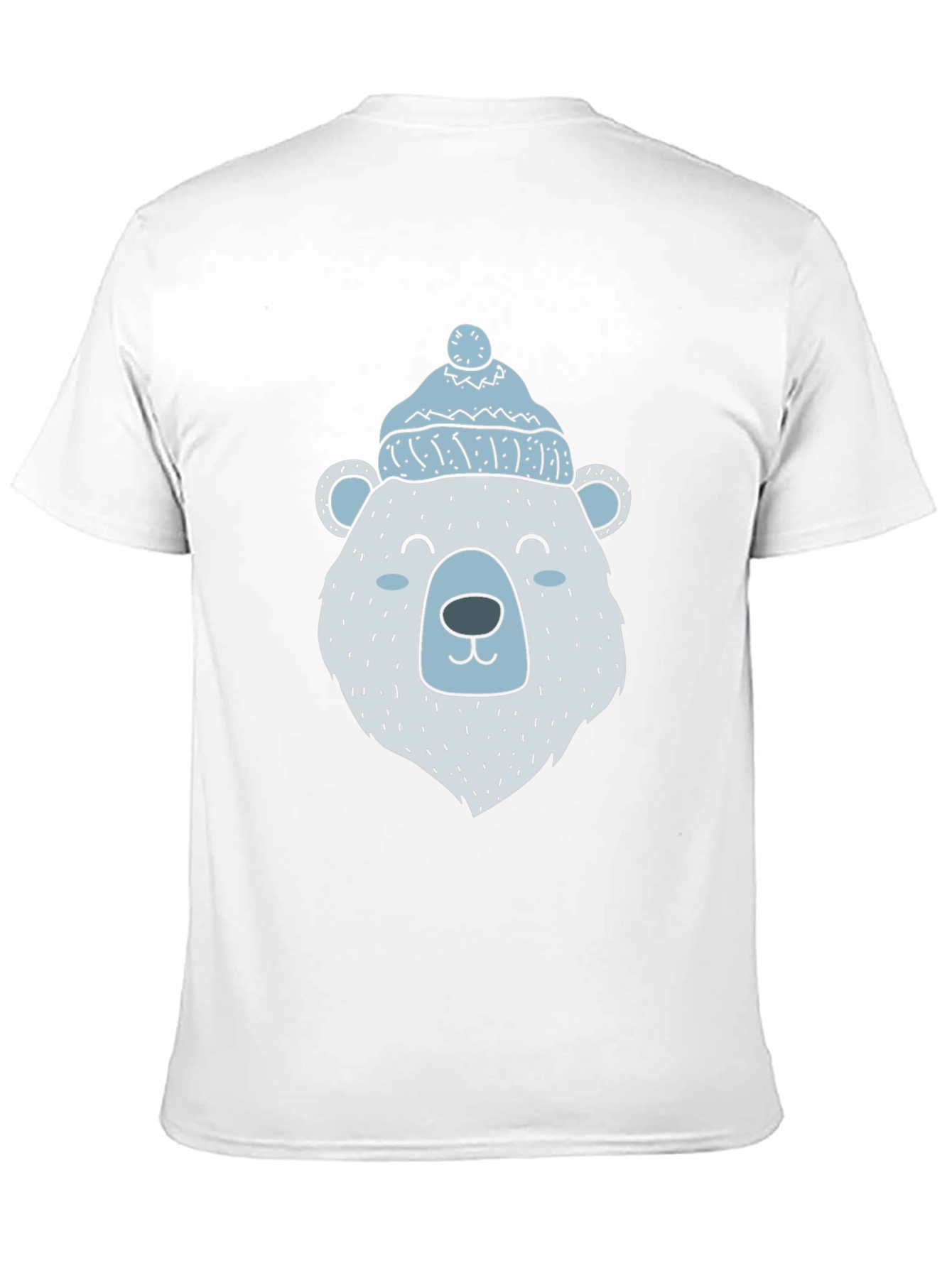 Bear With Hat Black T-Shirt