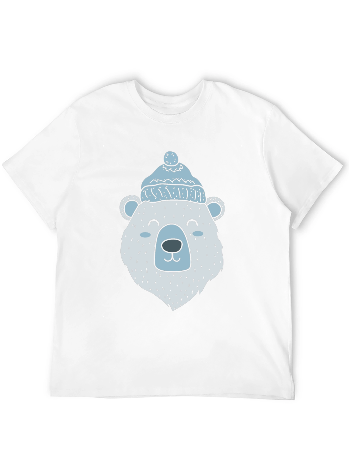 Bear With Hat Black T-Shirt