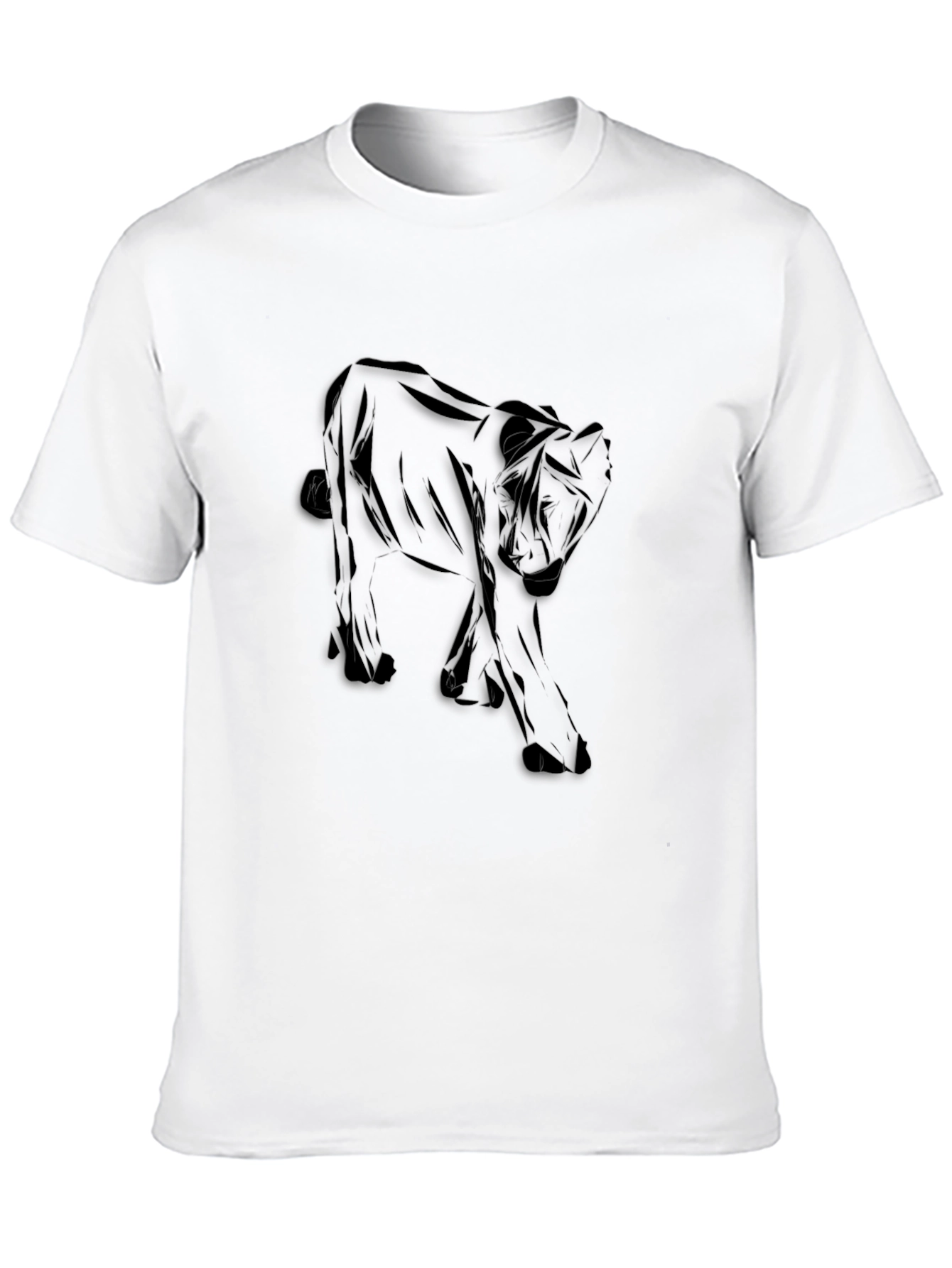 Black Lion Graphic Tee - Stylish Mens T-Shirt