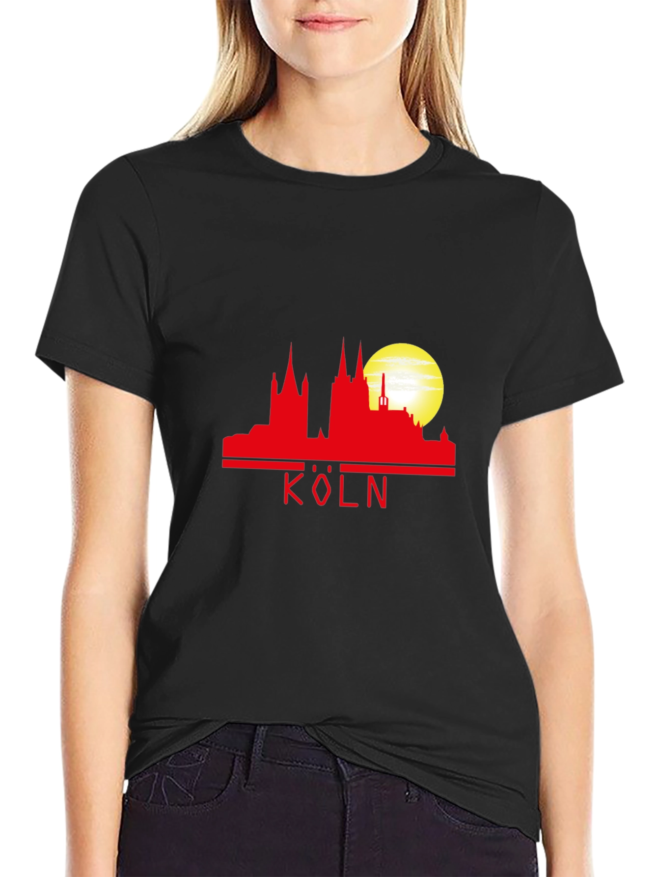 Cologne Skyline T-Shirt - Germany City Silhouette