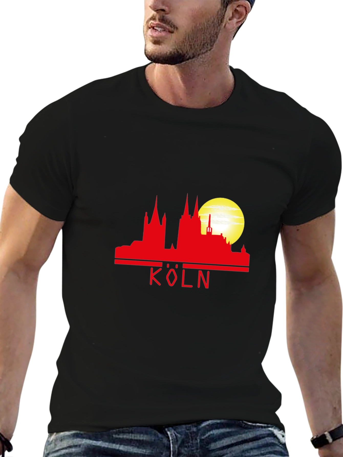 Cologne Skyline T-Shirt - Germany City Silhouette