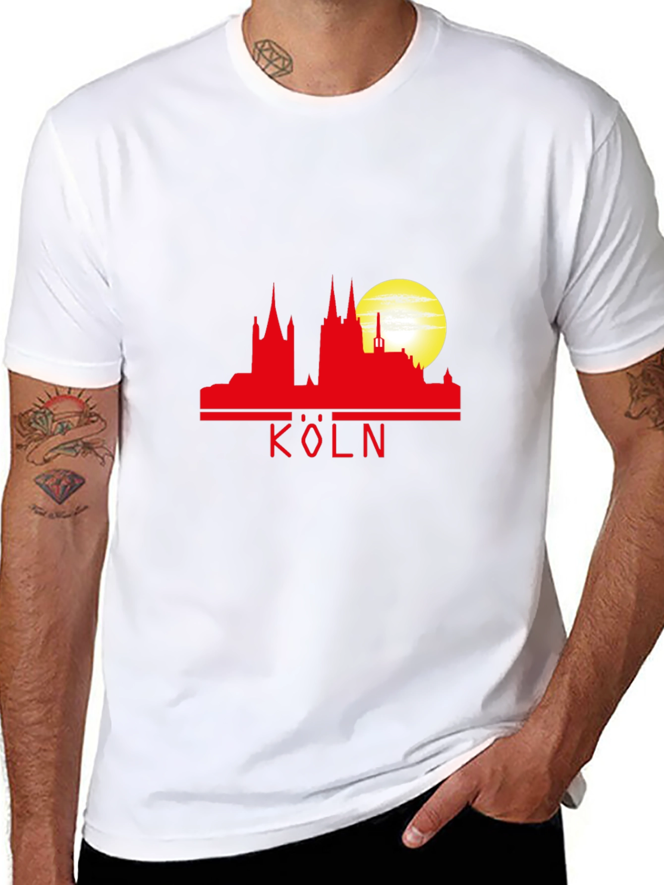 Cologne Skyline T-Shirt - Germany City Silhouette
