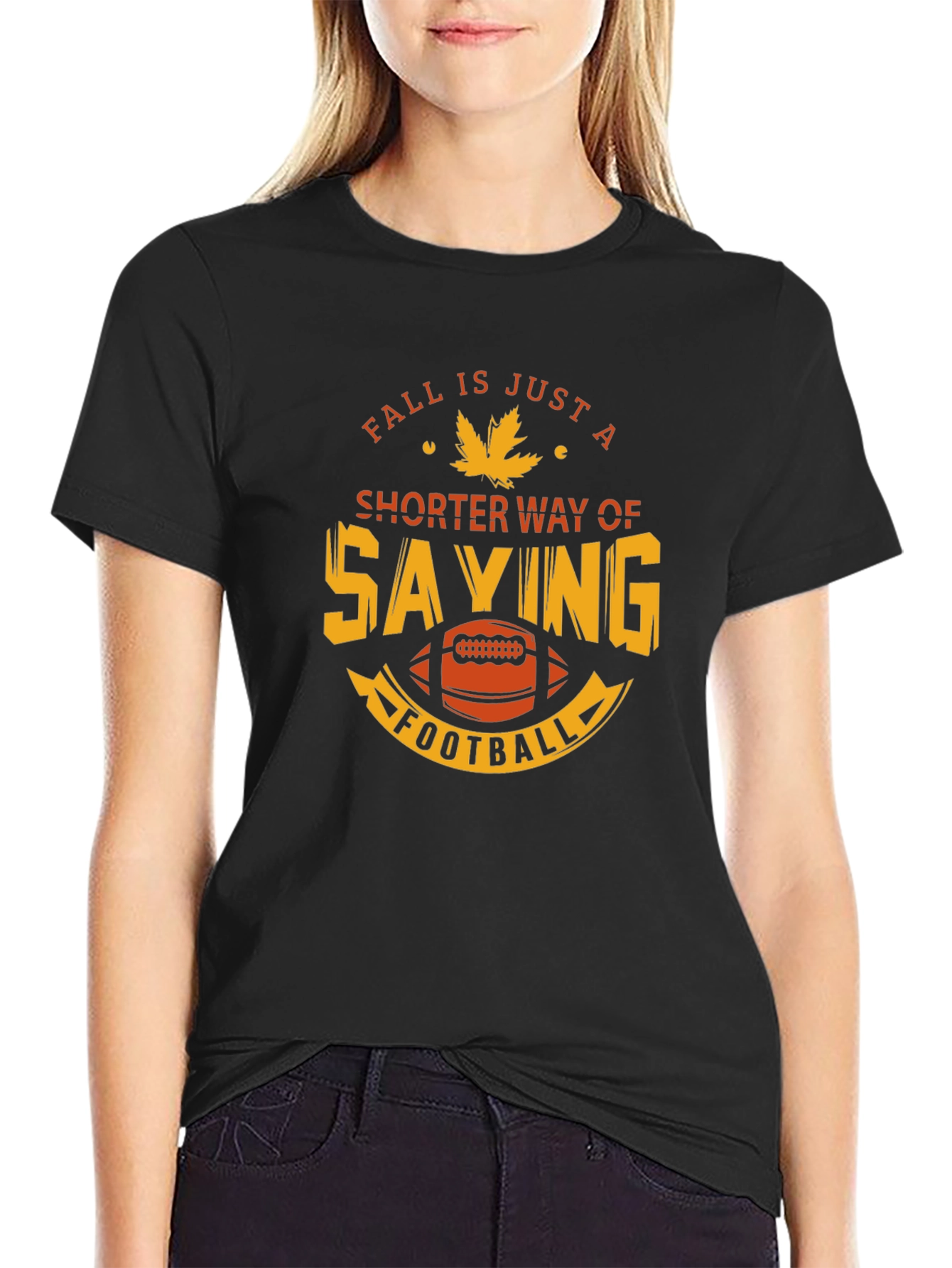 Fall Football Graphic Tee - Short Sleeve