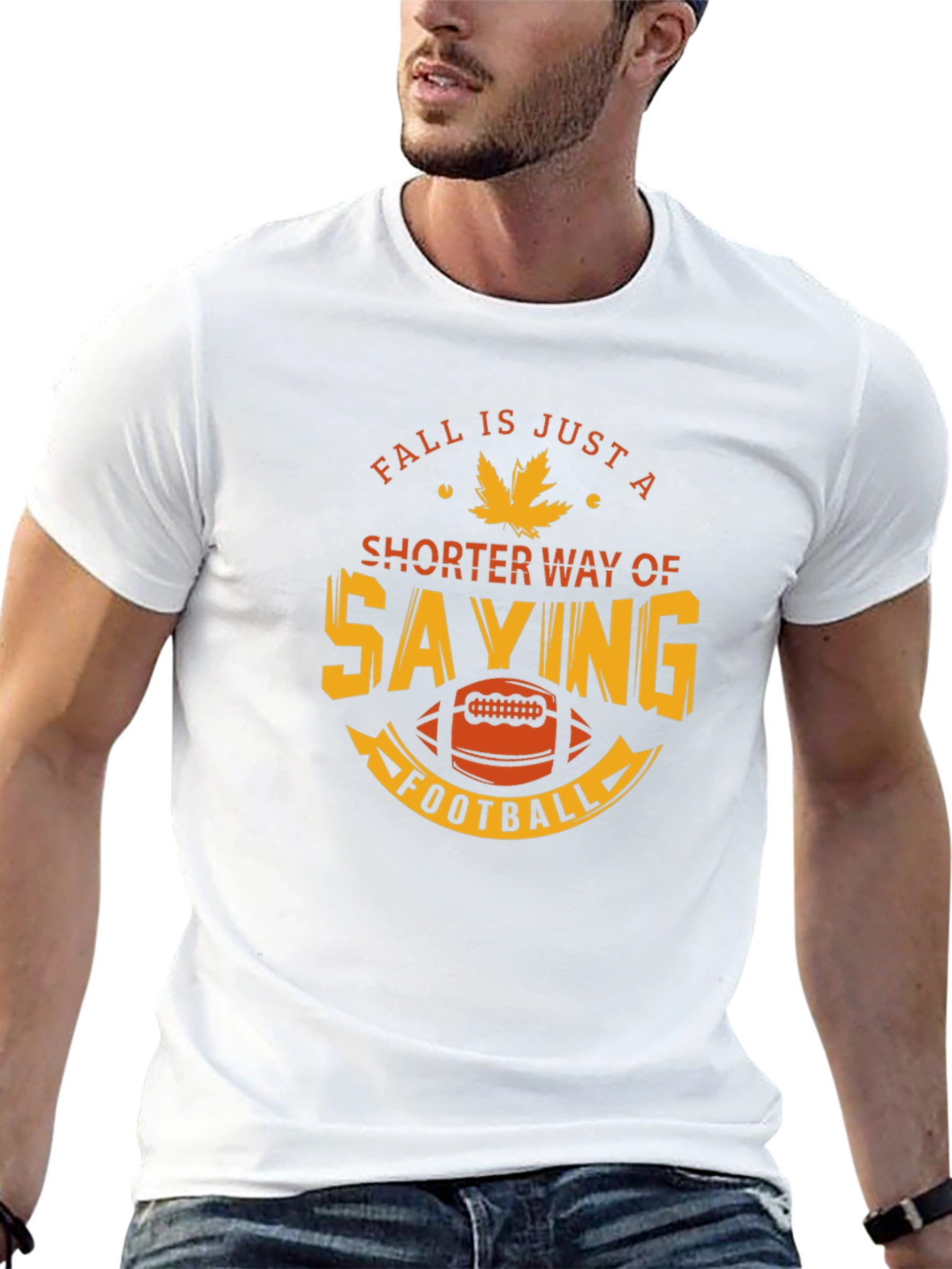 Fall Football Graphic Tee - Short Sleeve