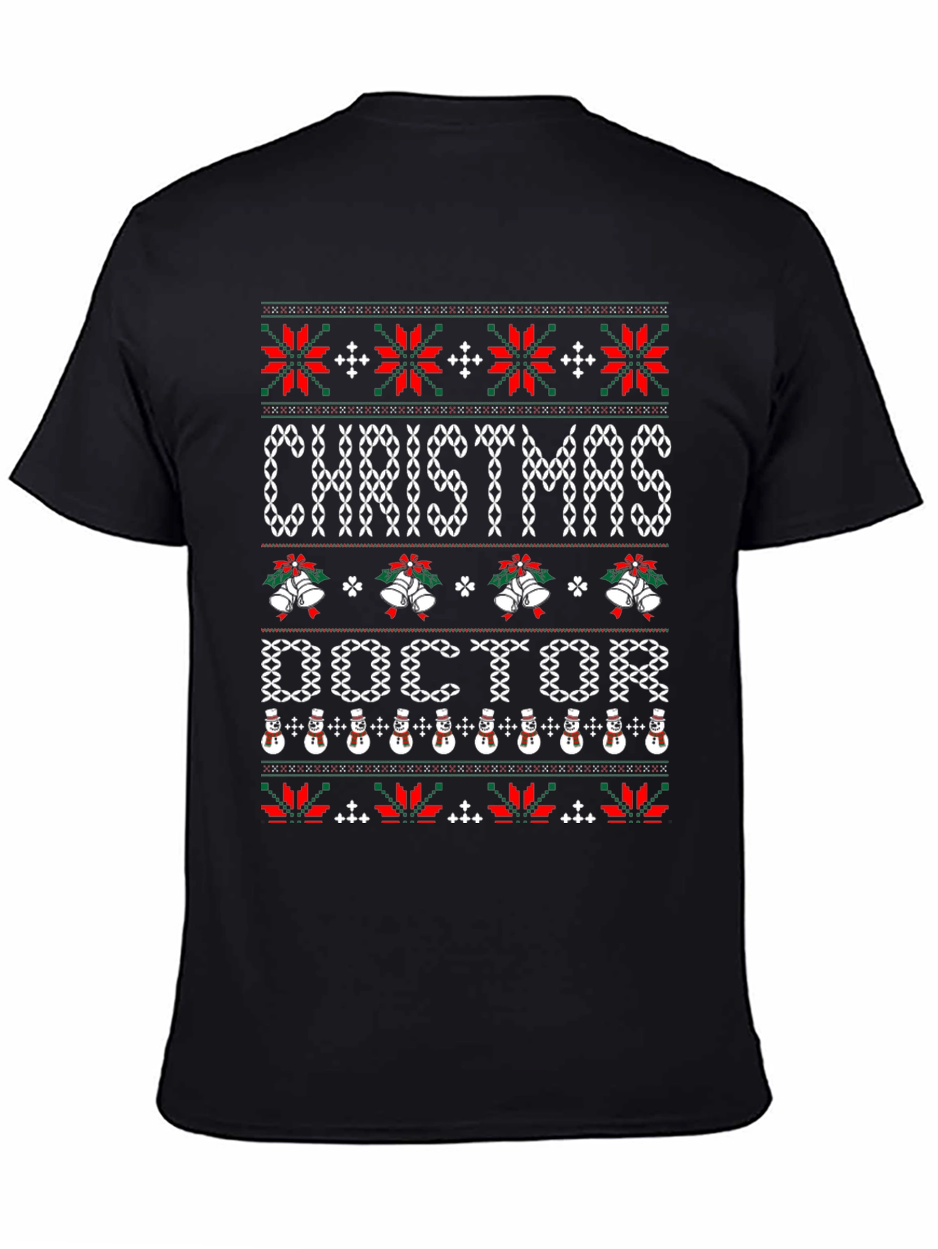 Christmas Doctor Ugly Sweater T-Shirt - Holiday Apparel