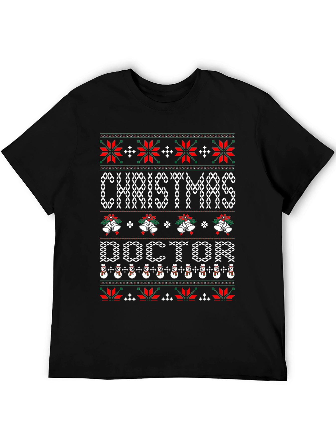 Christmas Doctor Ugly Sweater T-Shirt - Holiday Apparel