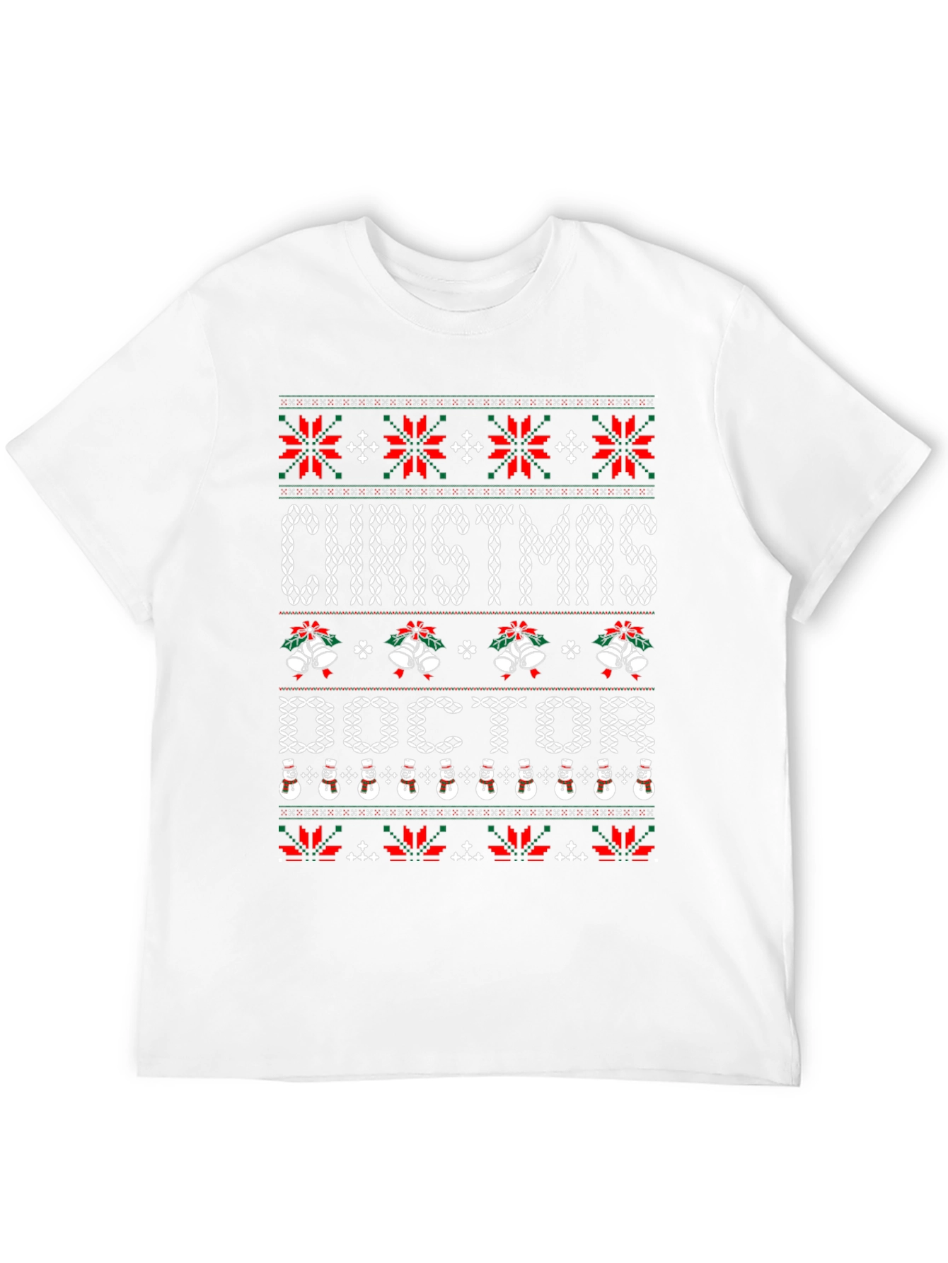 Christmas Doctor Ugly Sweater T-Shirt - Holiday Apparel