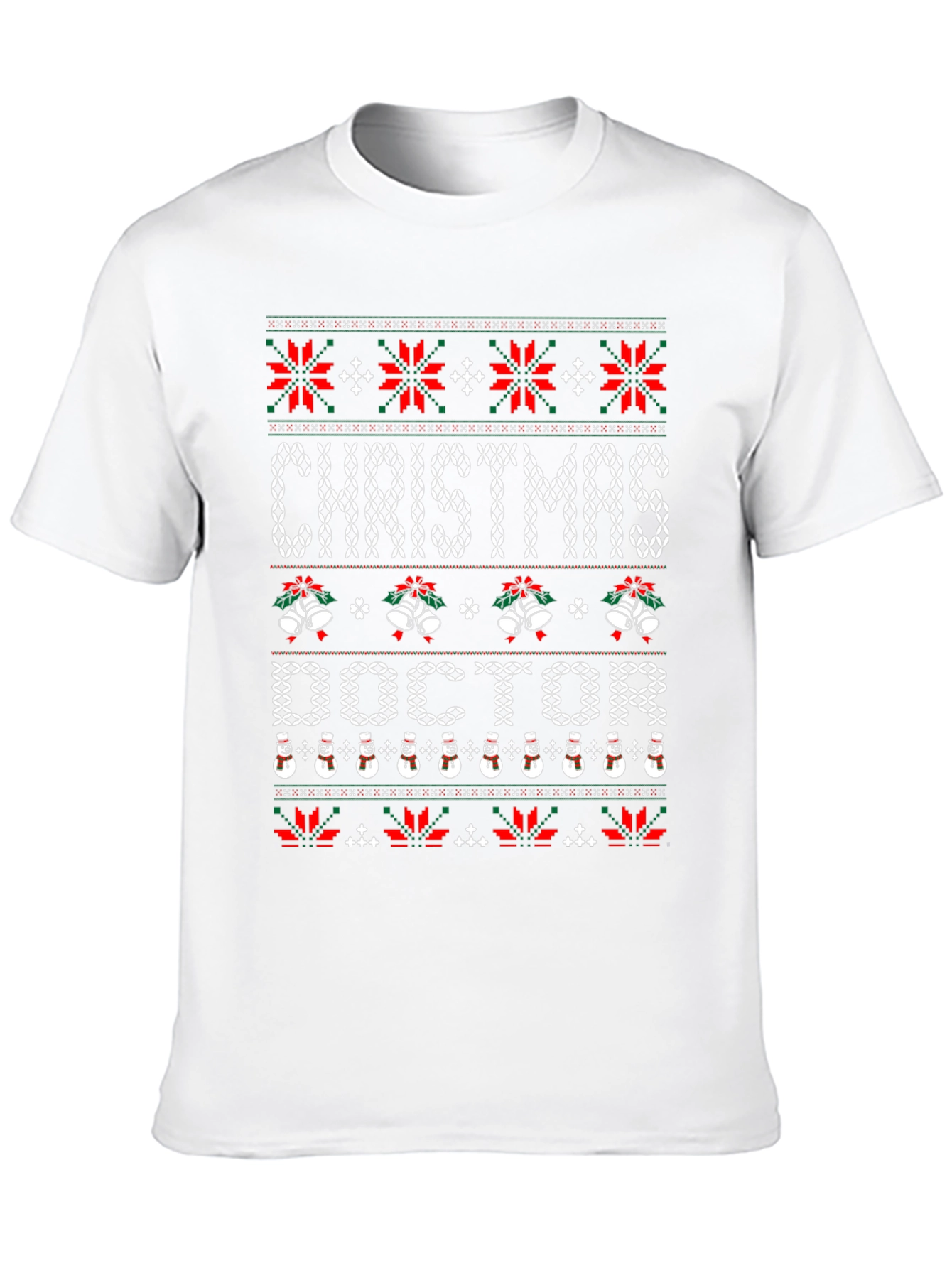Christmas Doctor Ugly Sweater T-Shirt - Holiday Apparel