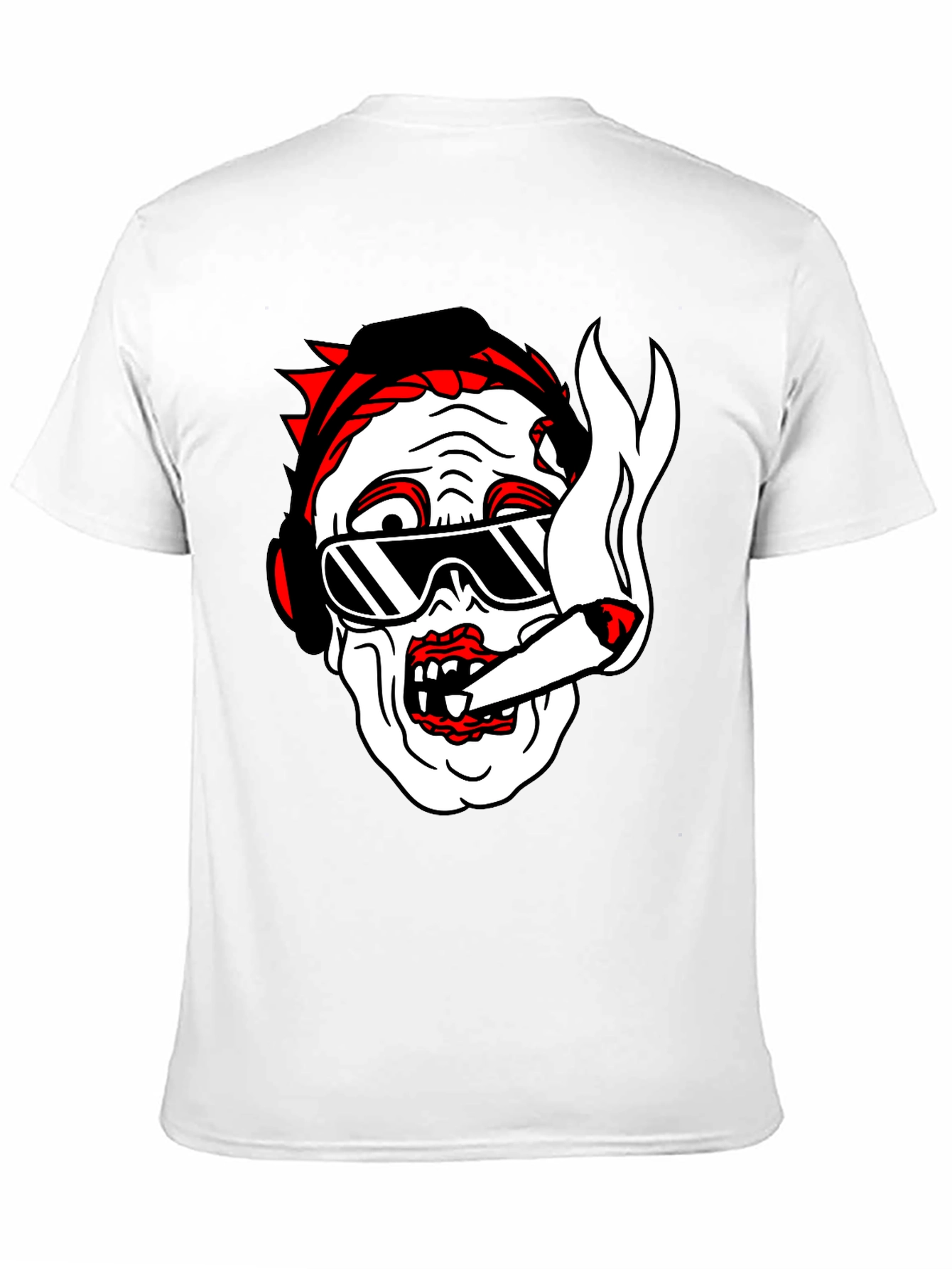 Cool Zombie Graphic T-Shirt - Black Cotton Tee