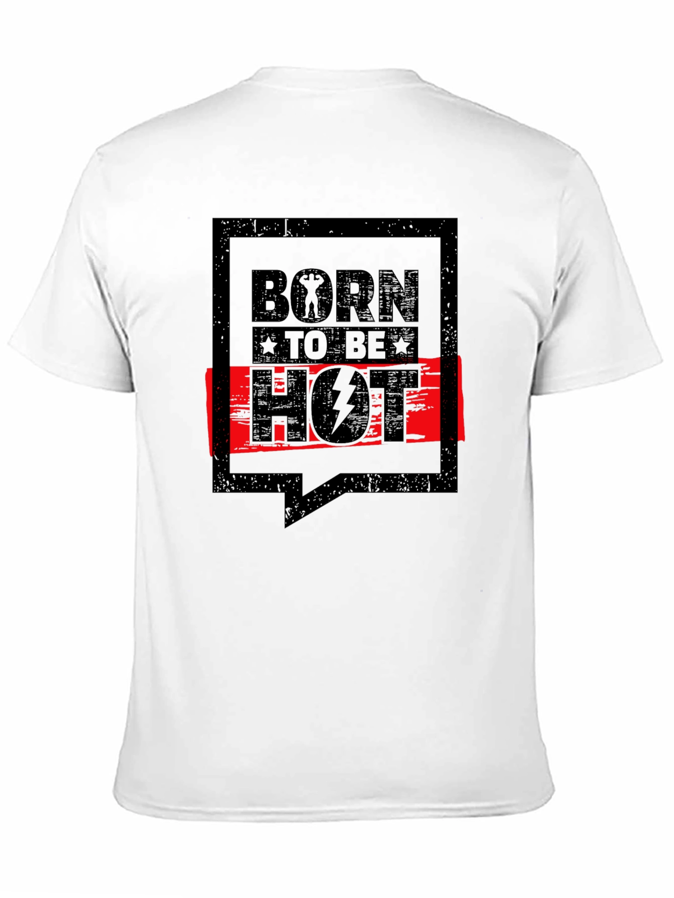 Born To Be Hot Graphic Tee - Black
