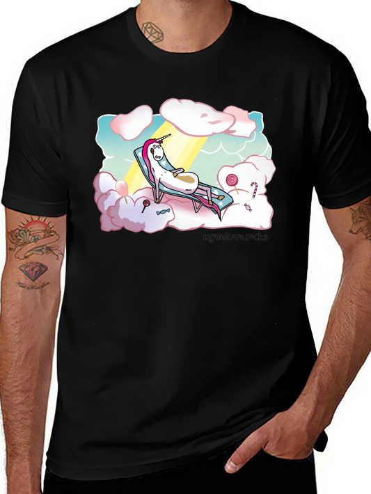 Unicorn Relaxation T-Shirt - Cool Graphic Tee