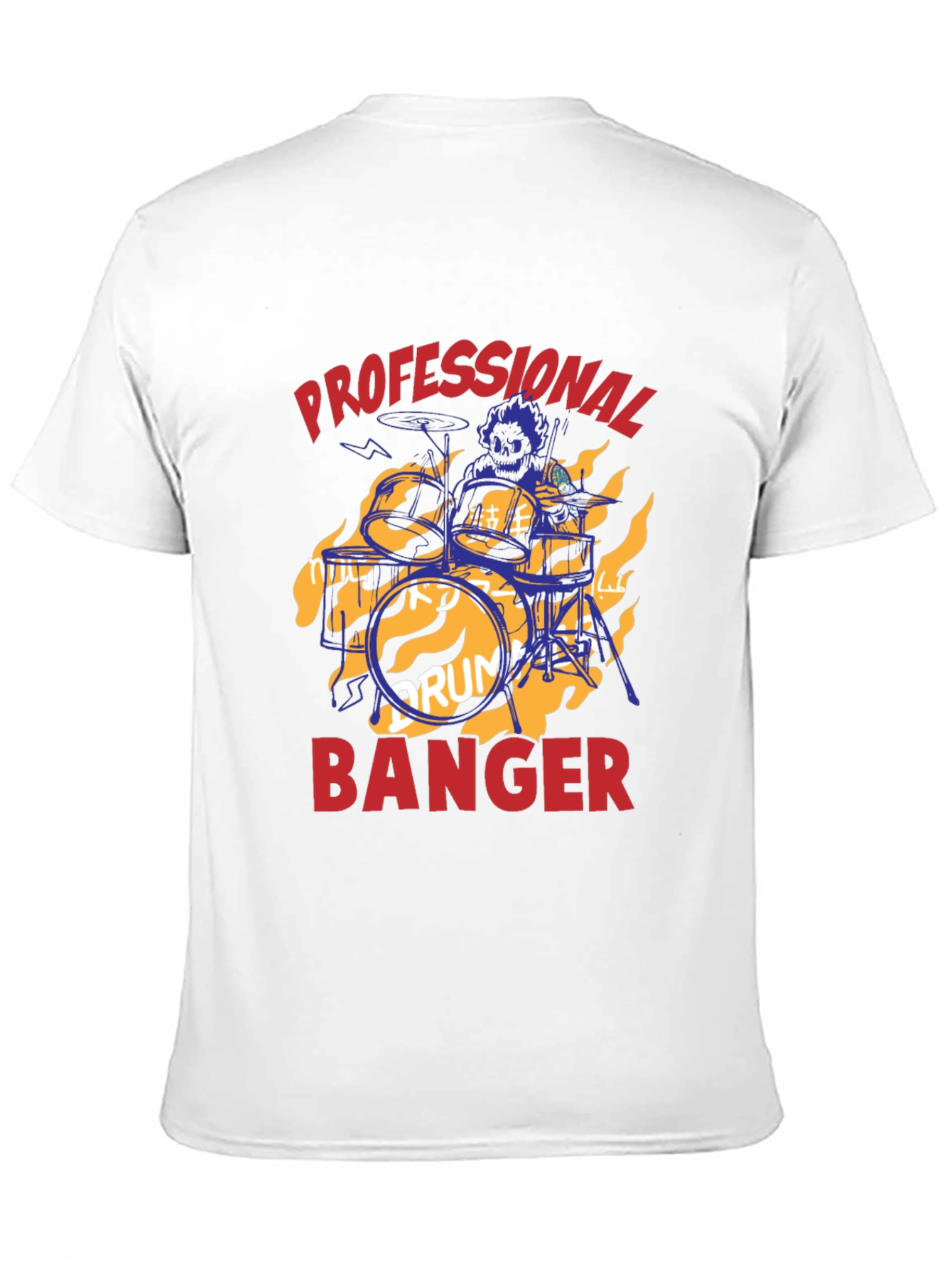 Professional Banger Graphic Tee - Drummer T-Shirt