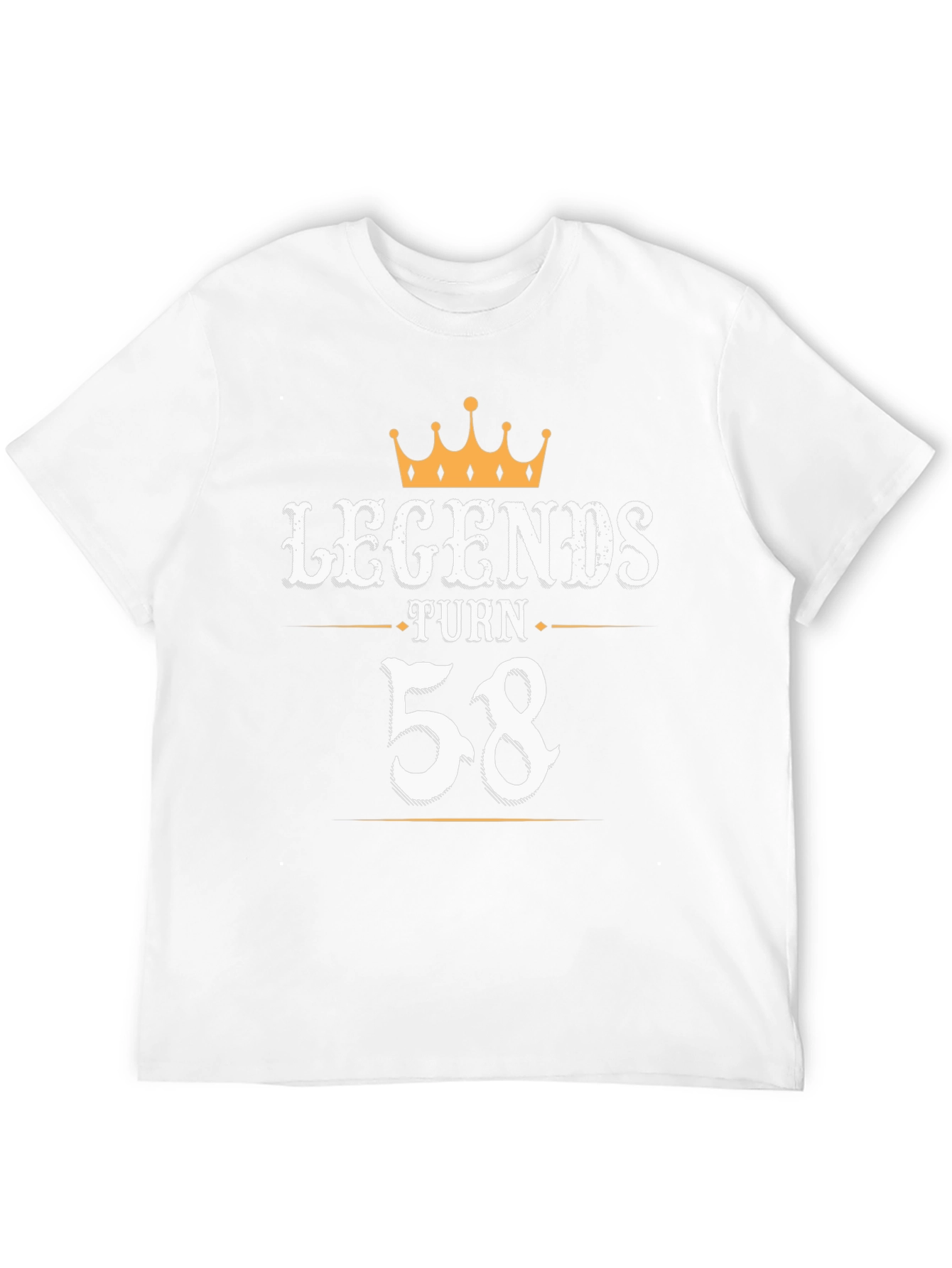 Legends Turn 58 Birthday T-Shirt