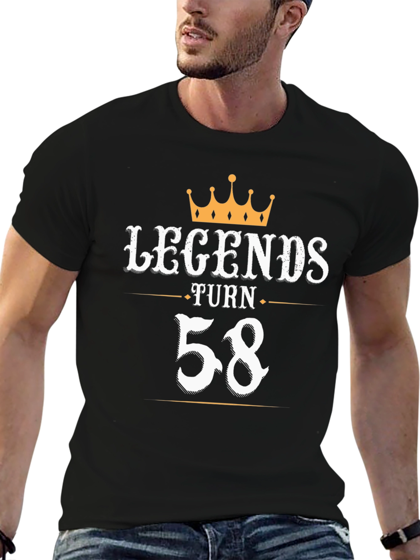 Legends Turn 58 Birthday T-Shirt