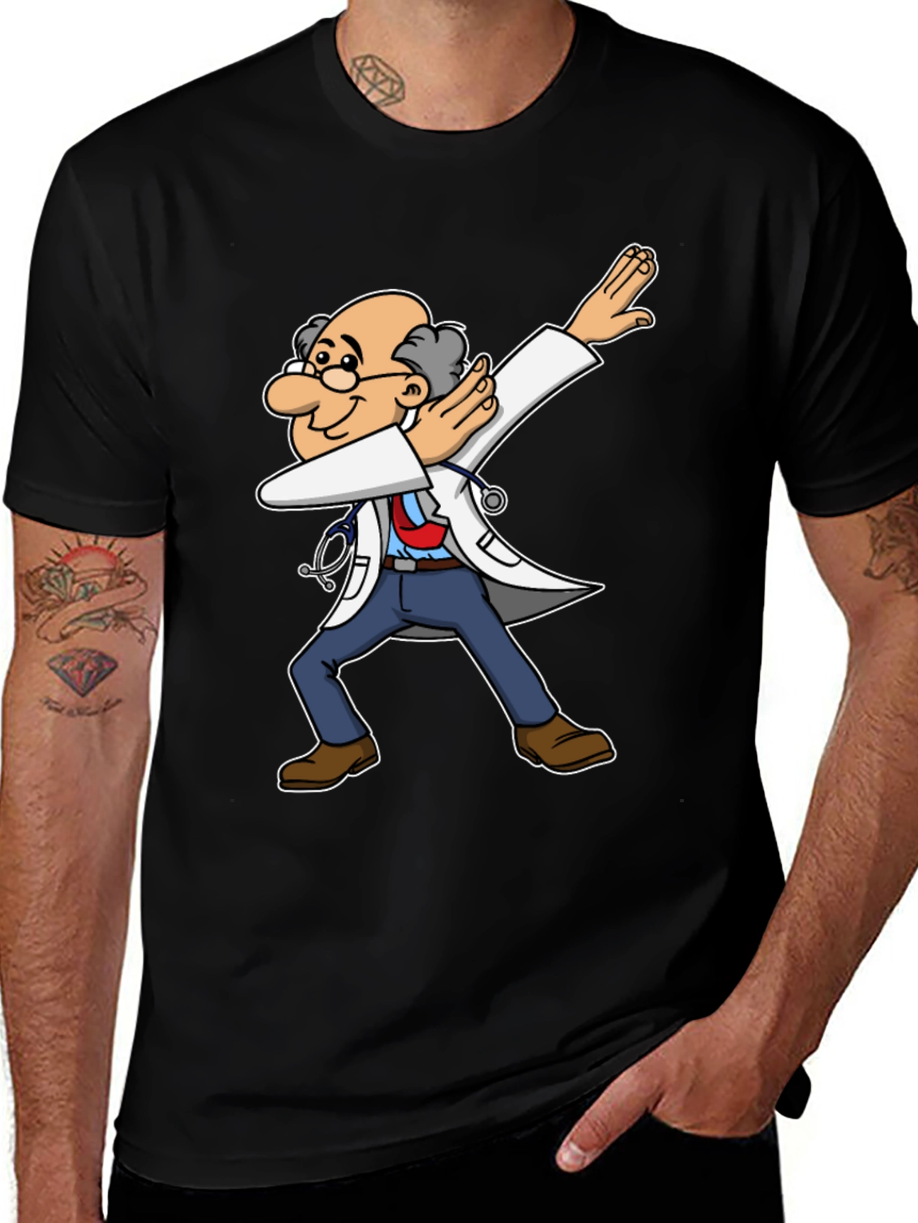 Dabbing Doctor T-Shirt - Funny Medical Tee