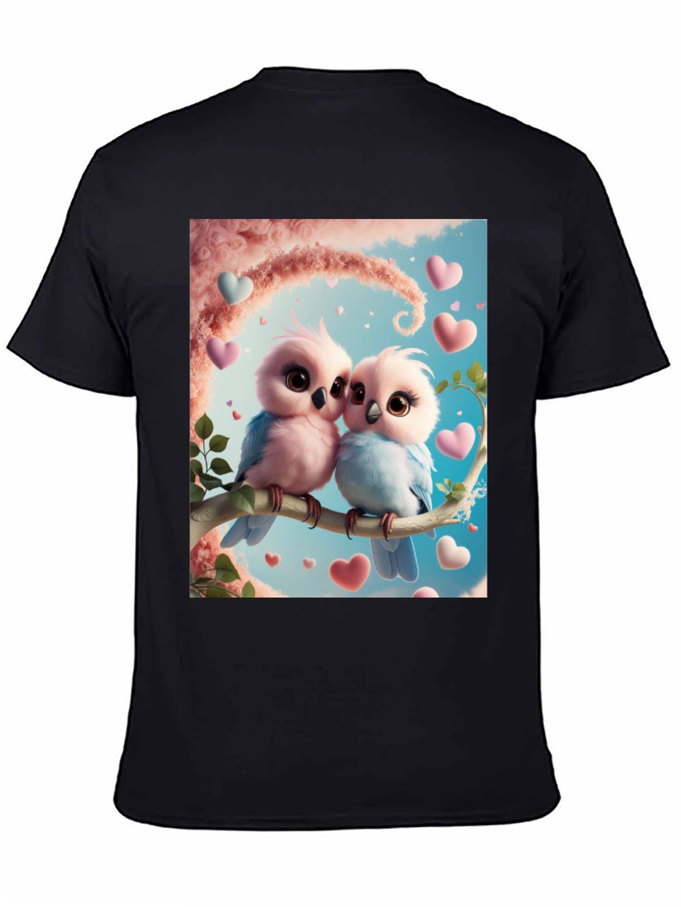 Love Birds Graphic Tee - Cute Couple T-Shirt